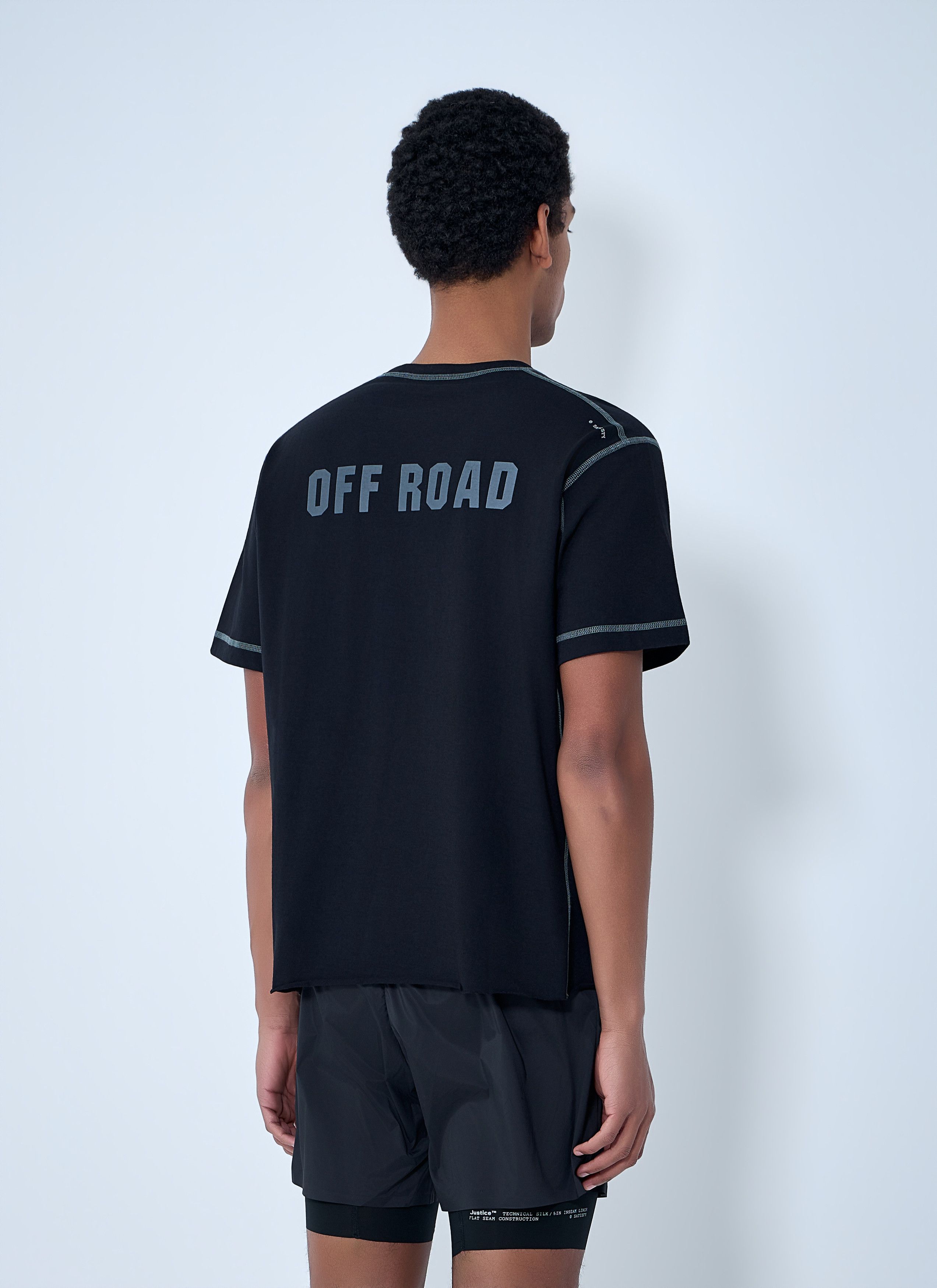 Satisfy Logo Motif Cotton Jersey T-Shirt Size US M / EU 48-50 / 2 - 4 Thumbnail