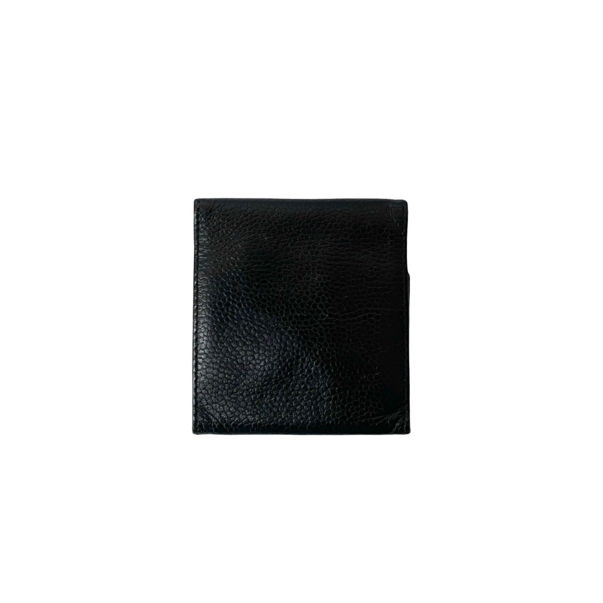 Dior Christian Dior Logo Leather Coin Case, Black, 04061 Size ONE SIZE - 2 Thumbnail