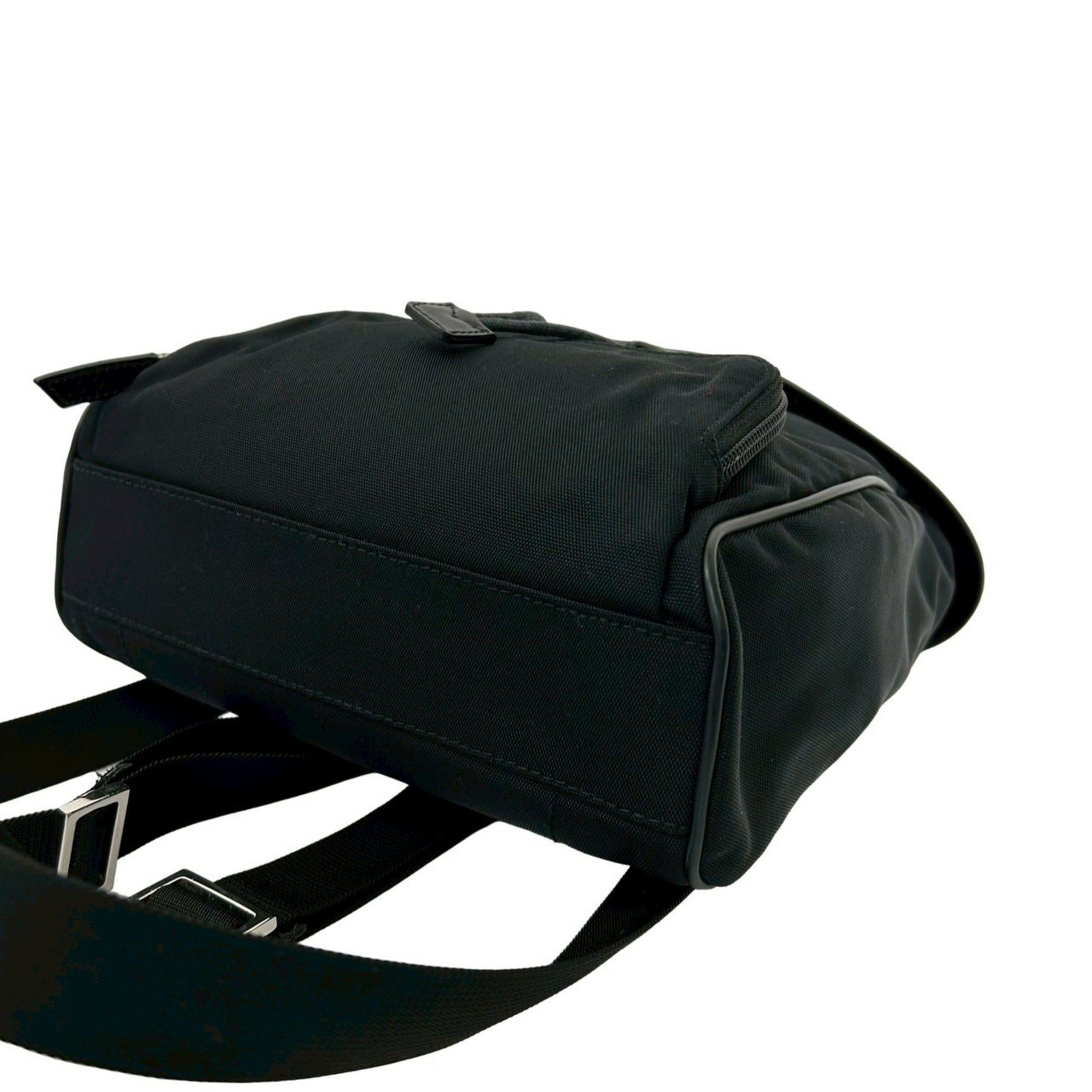 Gucci Gucci Logo Nylon Calf Leather Mini Rucksack Backpack Daypack Black Women's 27194 Size ONE SIZE - 9 Thumbnail