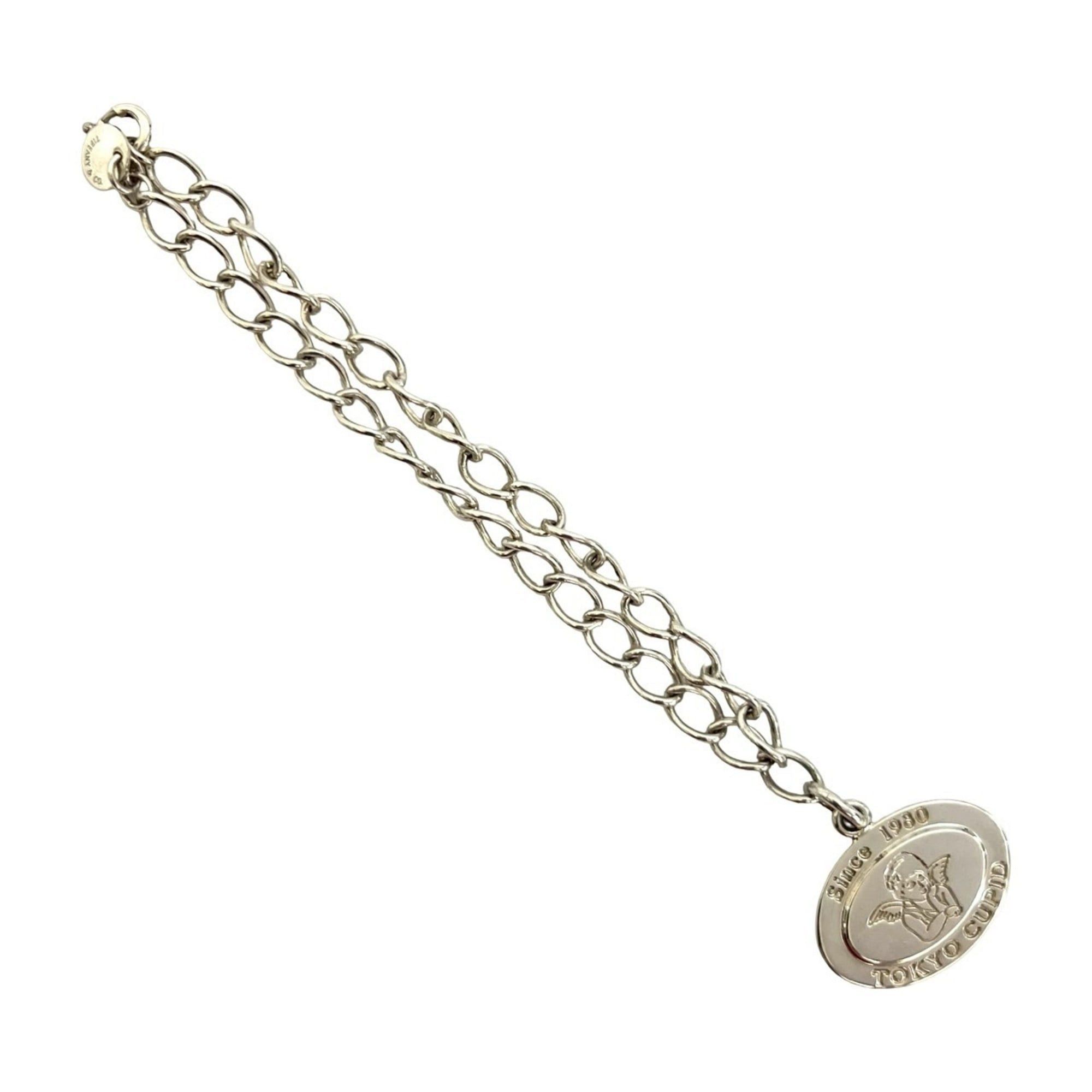 Tiffany & Co. TIFFANY & Co. Tiffany Angel Cupid Sterling Silver 925 Bracelet Chain Bangle 20582 Size ONE SIZE - 5 Thumbnail