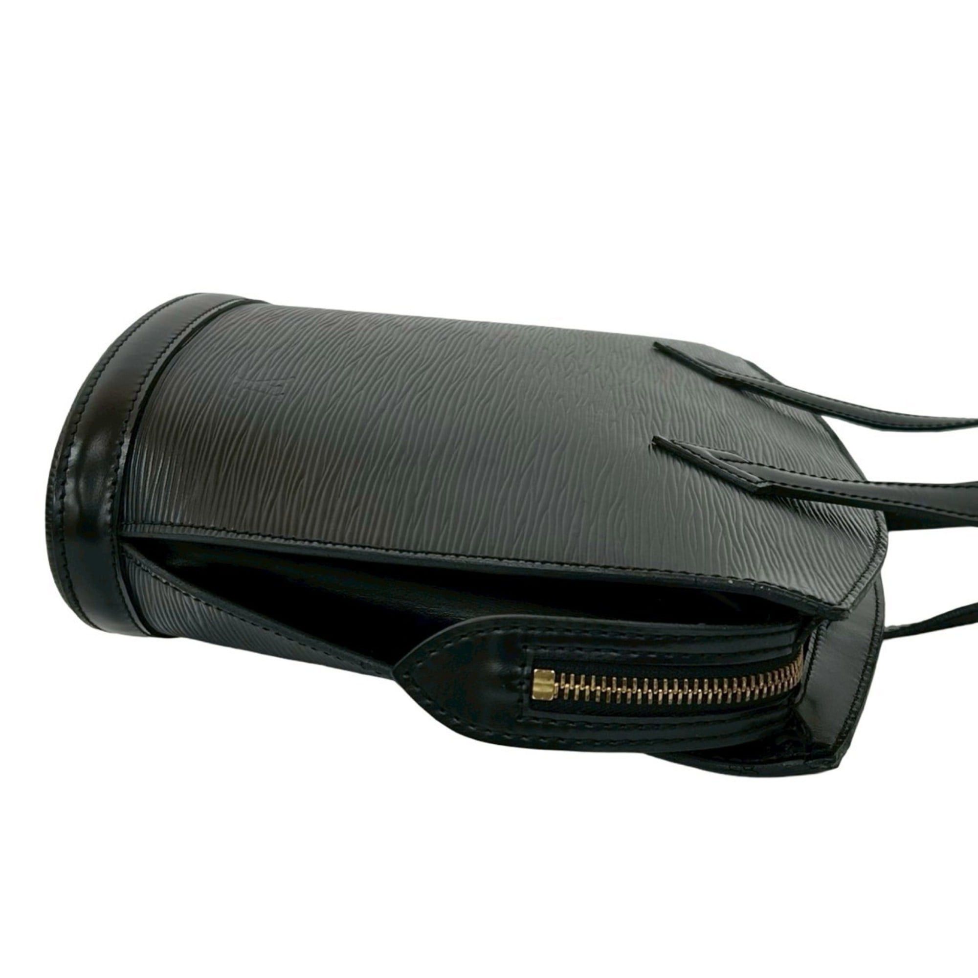 Louis Vuitton LOUIS VUITTON Saint Jacques Epi Leather Handbag/Mini Tote Bag in Noir 22968 Size ONE SIZE - 6 Thumbnail