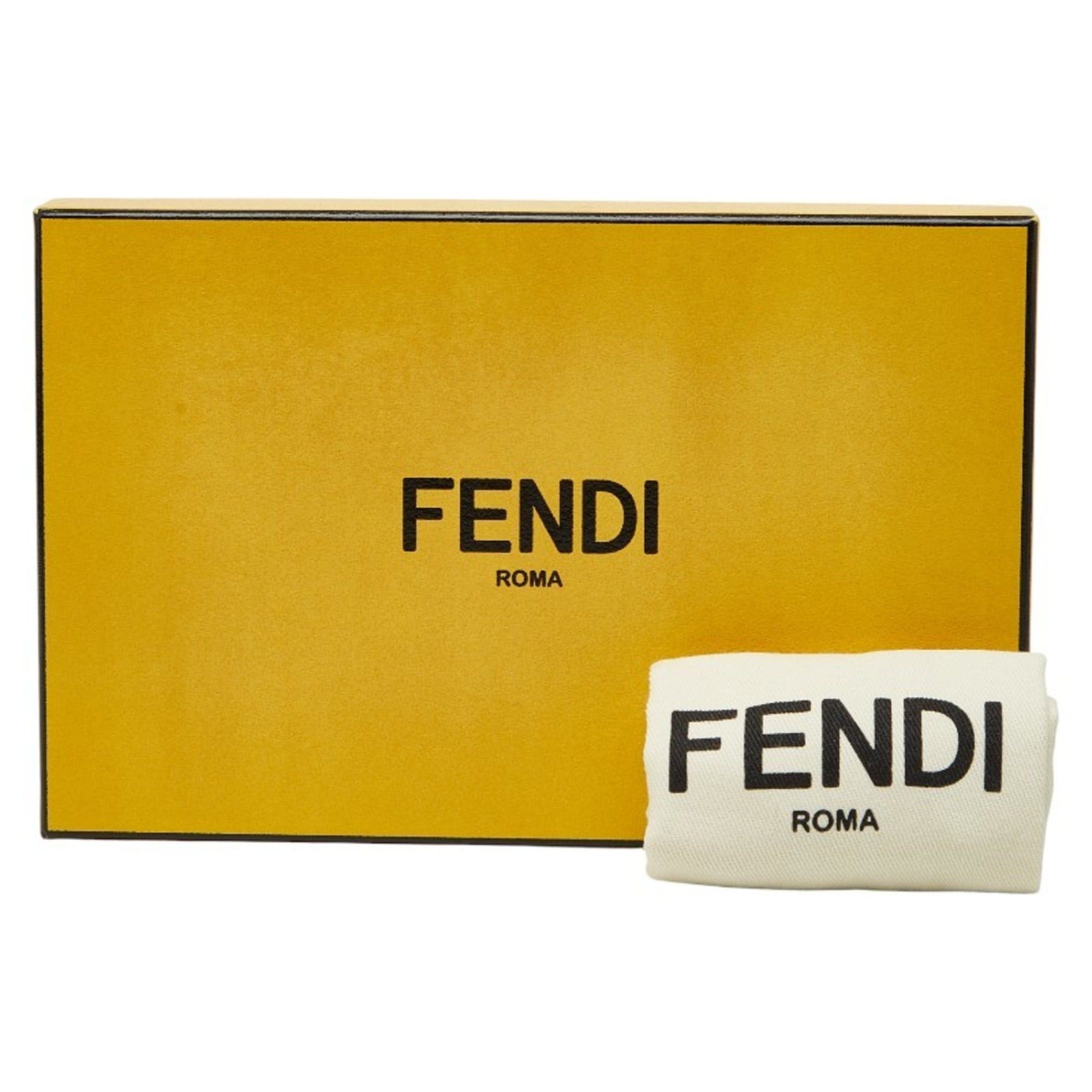 Fendi Fendi Monster Bag Charm Keychain Yellow Black Fur Leather Women's FENDI Size ONE SIZE - 5 Thumbnail