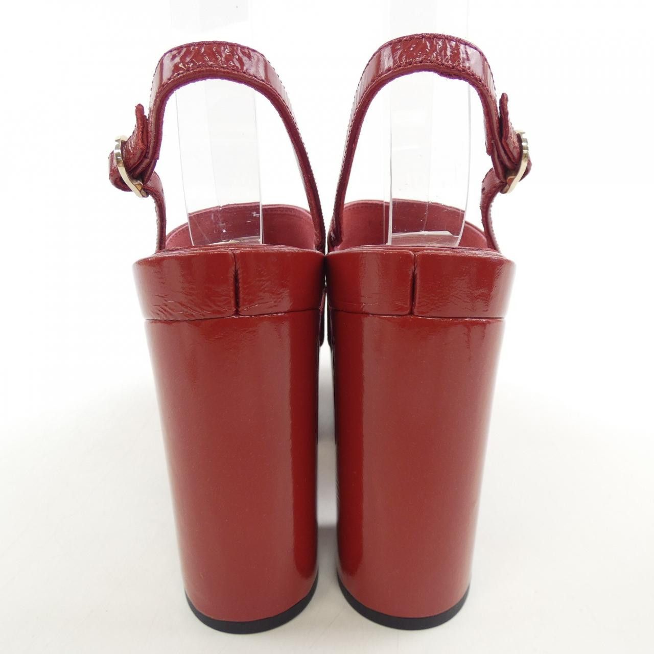 Chanel Chanel Chanel G45016B13070 Crumpled Patent Lambskin Sandals Leather Shoes G45016B13070 DUTY FREE for USA Size ONE SIZE - 5 Thumbnail
