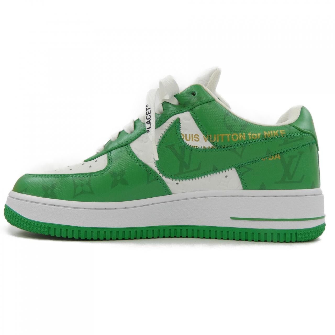 Louis Vuitton Louis Vuitton Louis Vuitton by Virgil Abloh Nike Air Force1 Low Sneakers Leather Shoes NIKE AIR FORCE1 LOW DUTY FREE for USA Size ONE SIZE - 2 Thumbnail