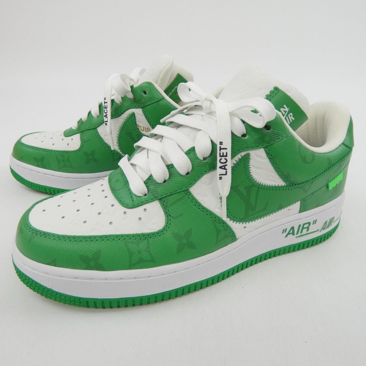 Louis Vuitton Louis Vuitton Louis Vuitton by Virgil Abloh Nike Air Force1 Low Sneakers Leather Shoes NIKE AIR FORCE1 LOW DUTY FREE for USA Size ONE SIZE - 3 Thumbnail