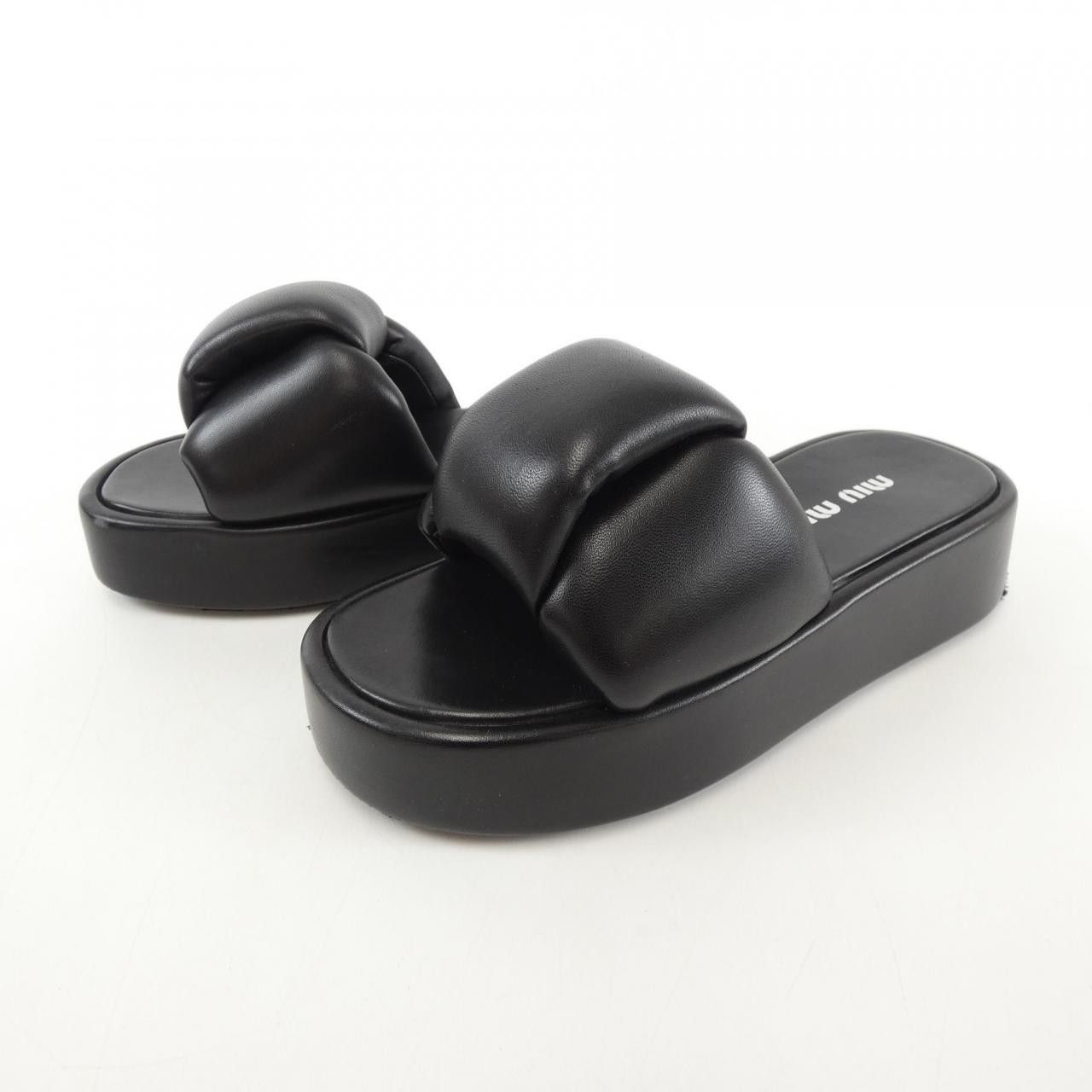 Miu Miu Miu Miu Miu Miu Sandals Leather Shoes DUTY FREE for USA Size ONE SIZE - 3 Thumbnail
