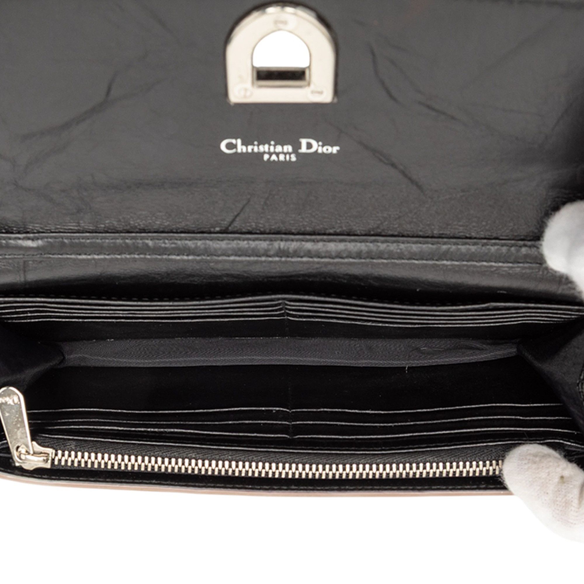 Dior Dior Patent Diorever Croisiere Wallet on Chain Size ONE SIZE - 4 Thumbnail