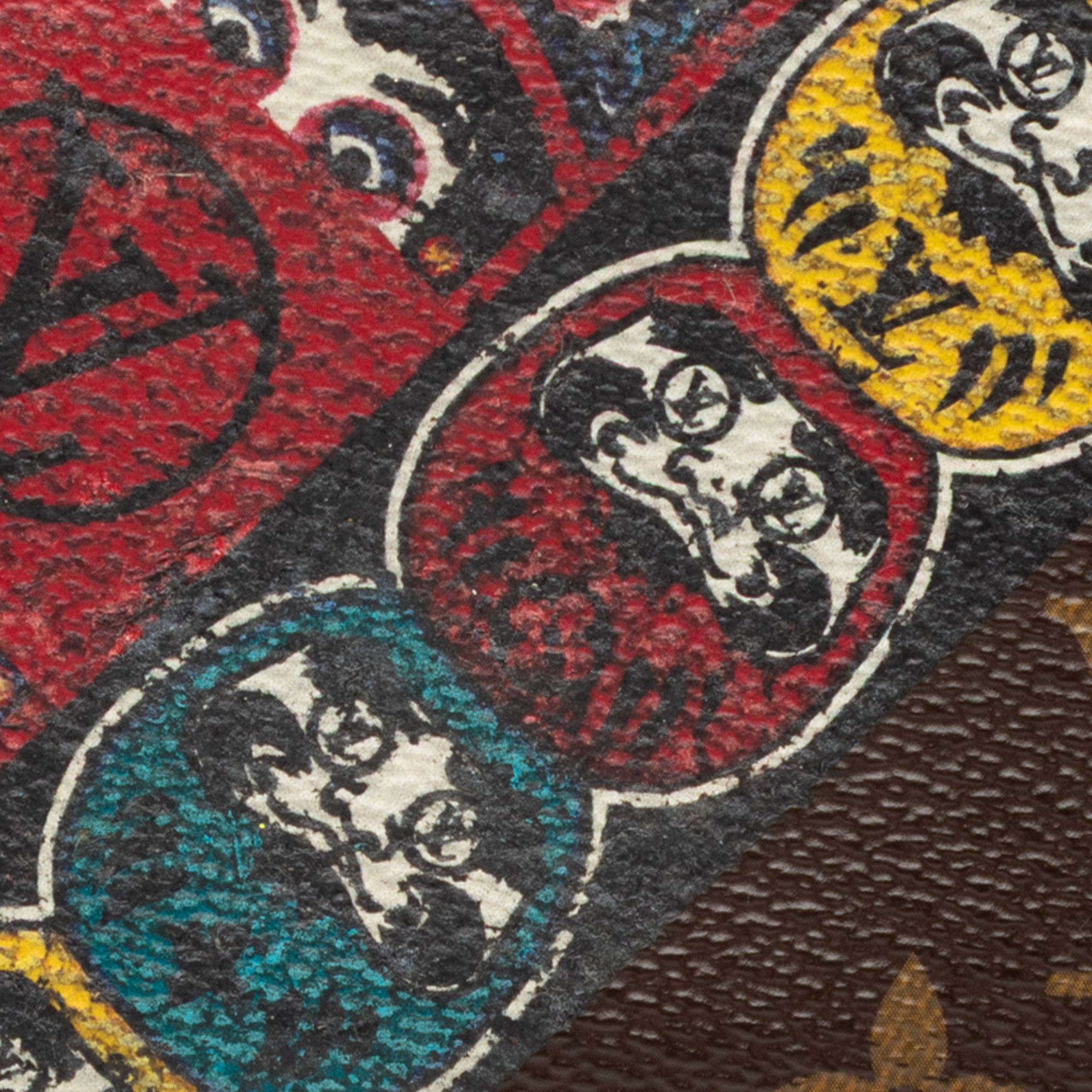 Louis Vuitton Louis Vuitton Kansai Yamamoto Monogram Kabuki Zippy Coin Purse Size ONE SIZE - 7 Thumbnail