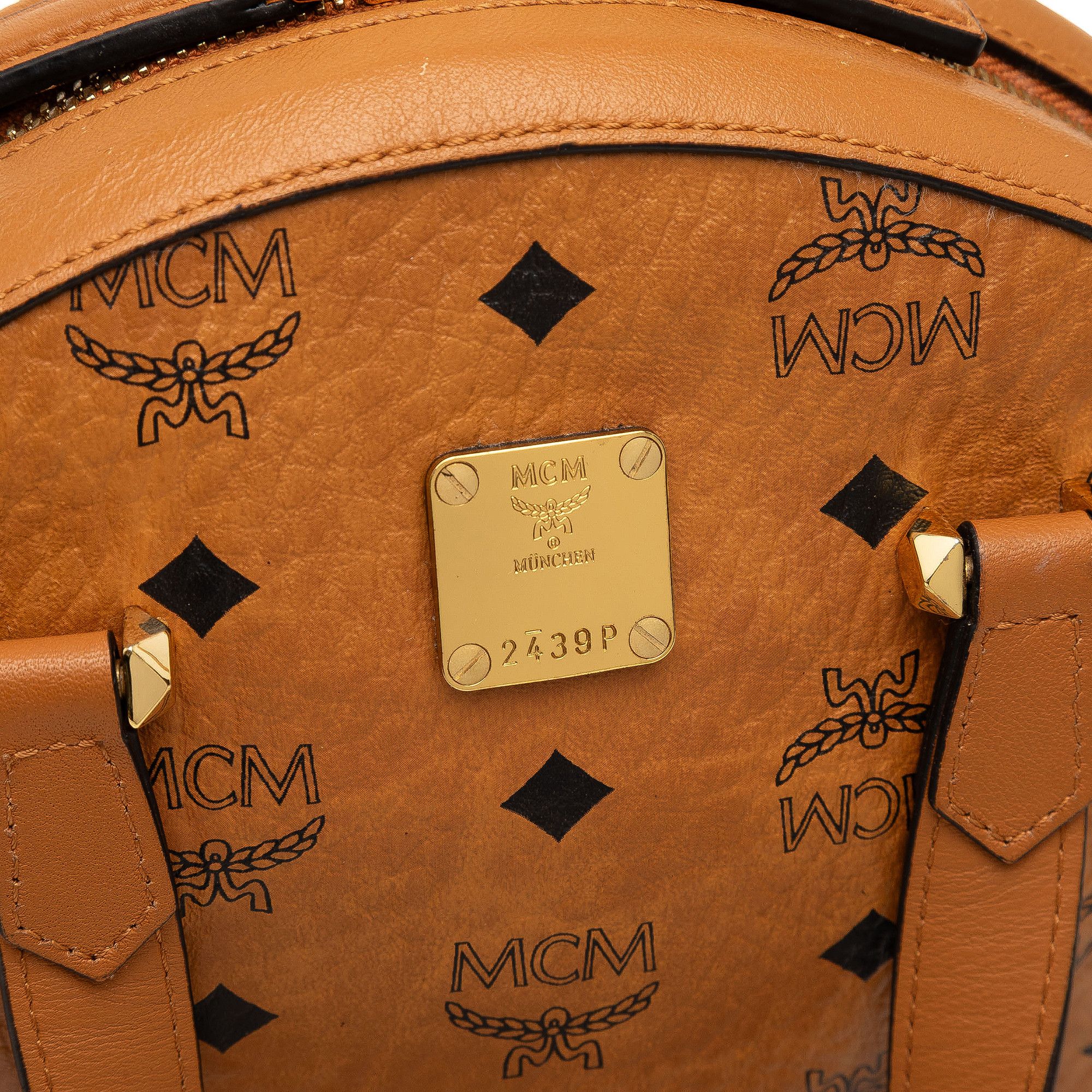 MCM MCM Visetos Coated Canvas Essential Disco Satchel Size ONE SIZE - 6 Thumbnail