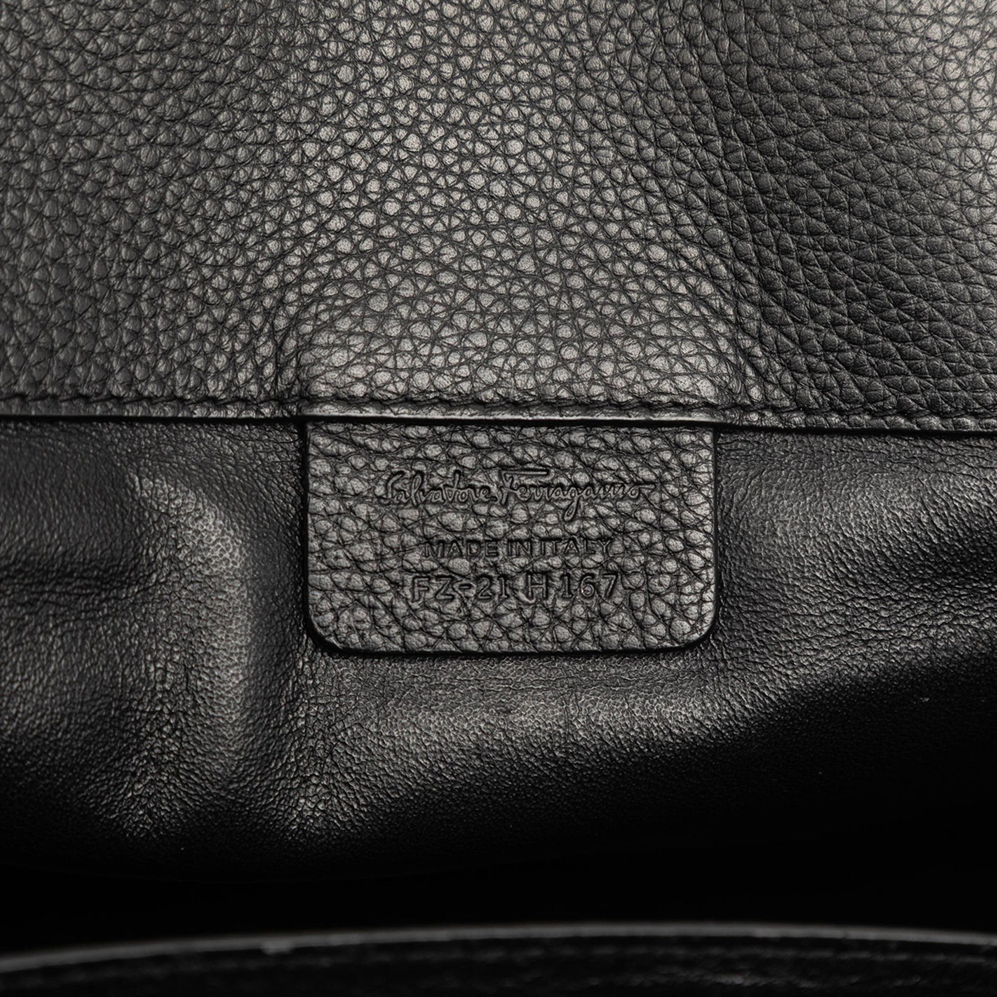 Salvatore Ferragamo Salvatore Ferragamo Leather Studio Satchel Size ONE SIZE - 7 Thumbnail