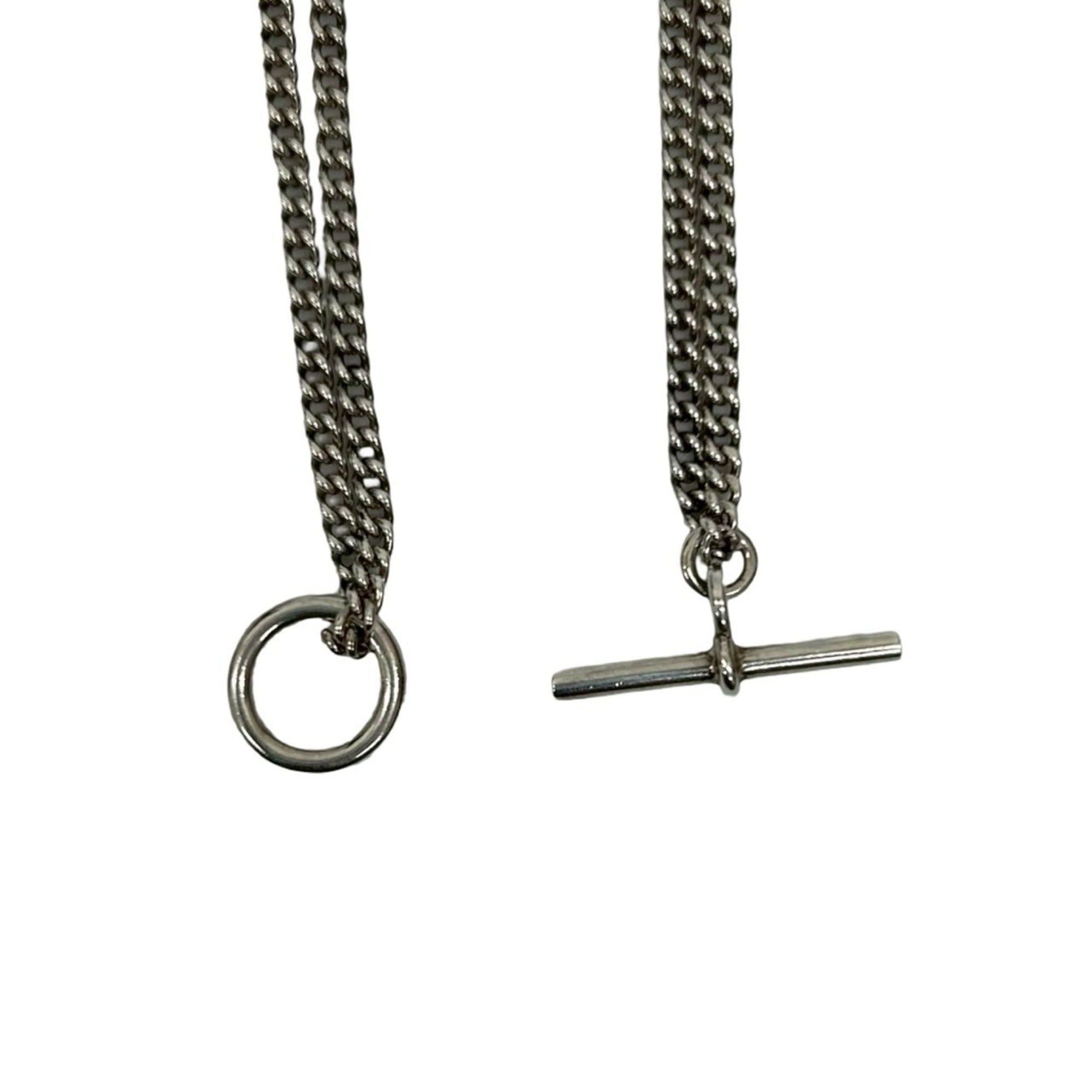 Hermes HERMES Margiela-era Arabesque Sterling Silver 925 Chain Bracelet/Bangle, 95437 Size ONE SIZE - 2 Thumbnail