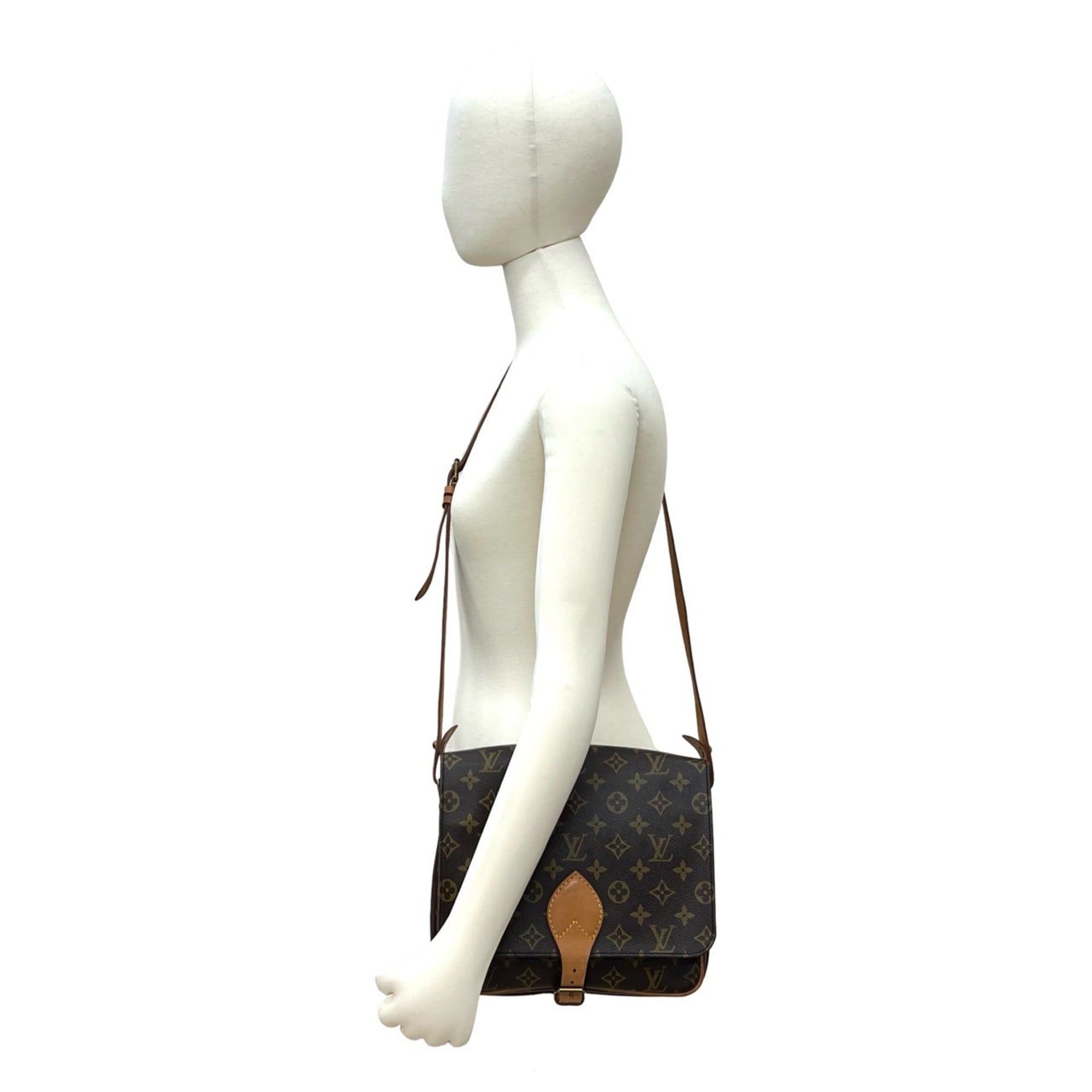 Louis Vuitton LOUIS VUITTON Culteciel Monogram Leather Mini Shoulder Bag/Pochette Brown 162-1 Size ONE SIZE - 2 Thumbnail