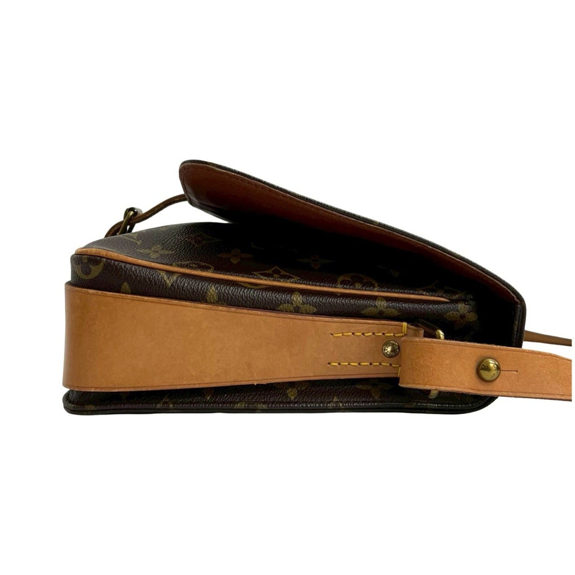 Louis Vuitton LOUIS VUITTON Culteciel Monogram Leather Mini Shoulder Bag/Pochette Brown 162-1 Size ONE SIZE - 6 Thumbnail