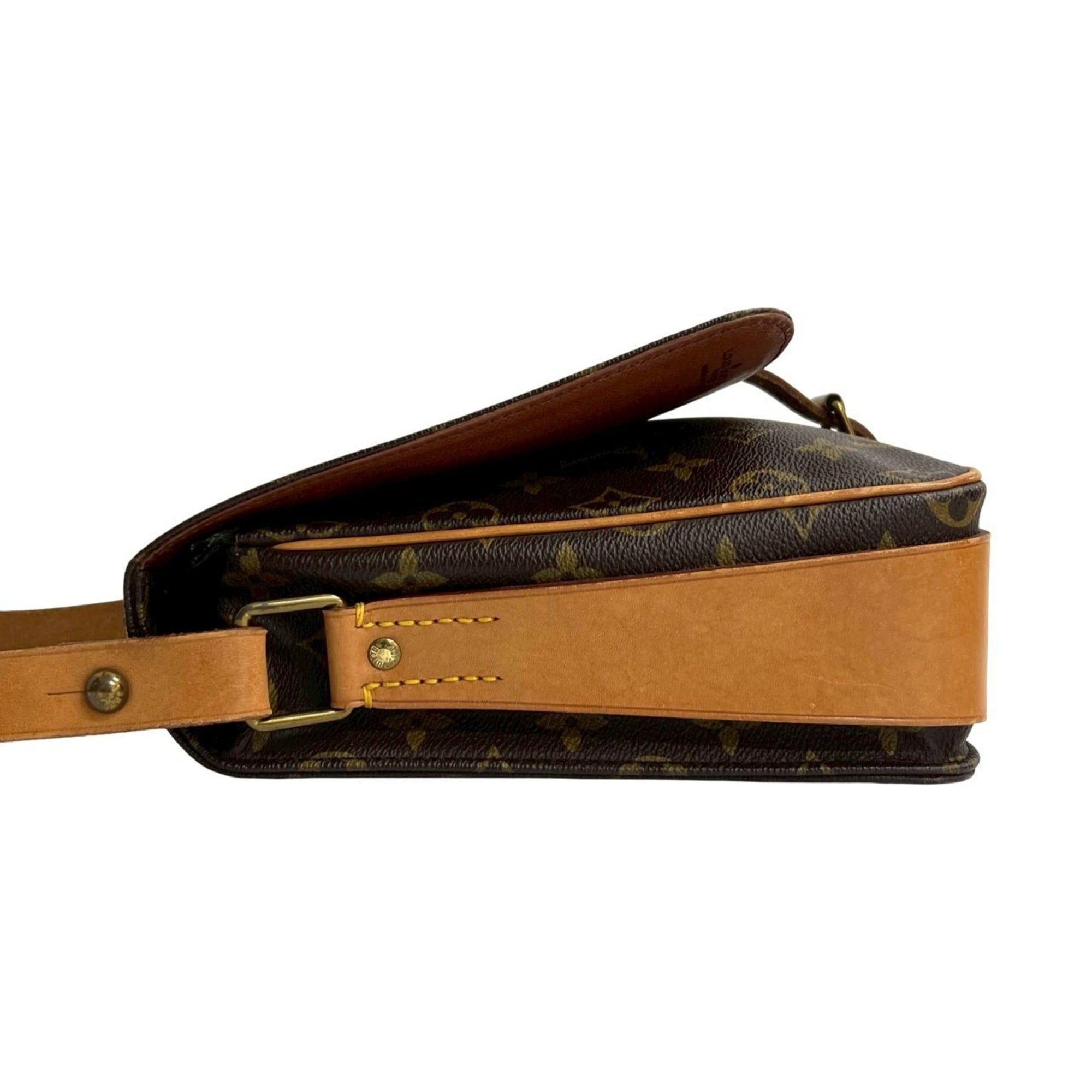 Louis Vuitton LOUIS VUITTON Culteciel Monogram Leather Mini Shoulder Bag/Pochette Brown 162-1 Size ONE SIZE - 5 Thumbnail