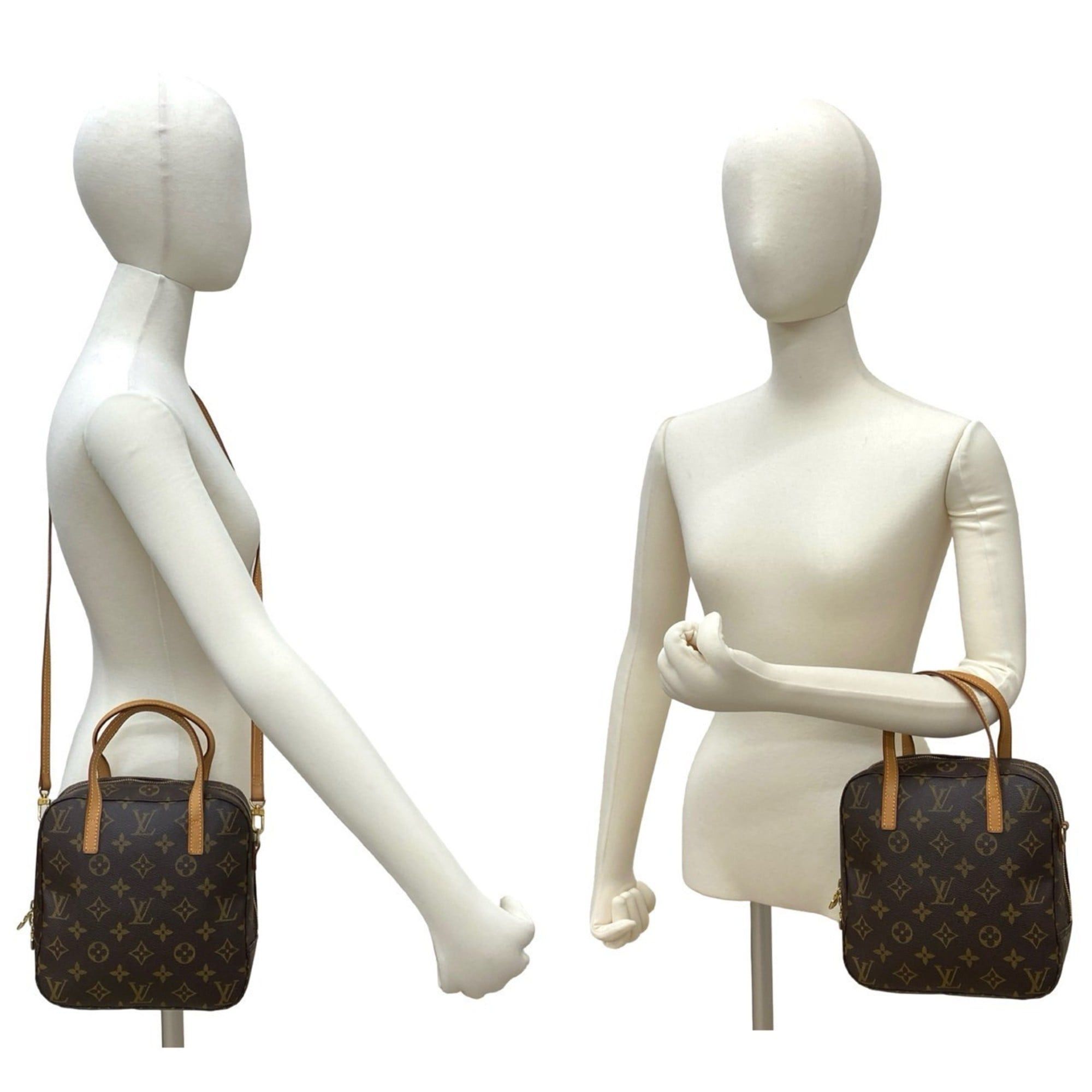 Louis Vuitton LOUIS VUITTON Spontini Monogram Leather 2-Way Handbag/Shoulder Bag, Brown, 319-5 Size ONE SIZE - 2 Thumbnail