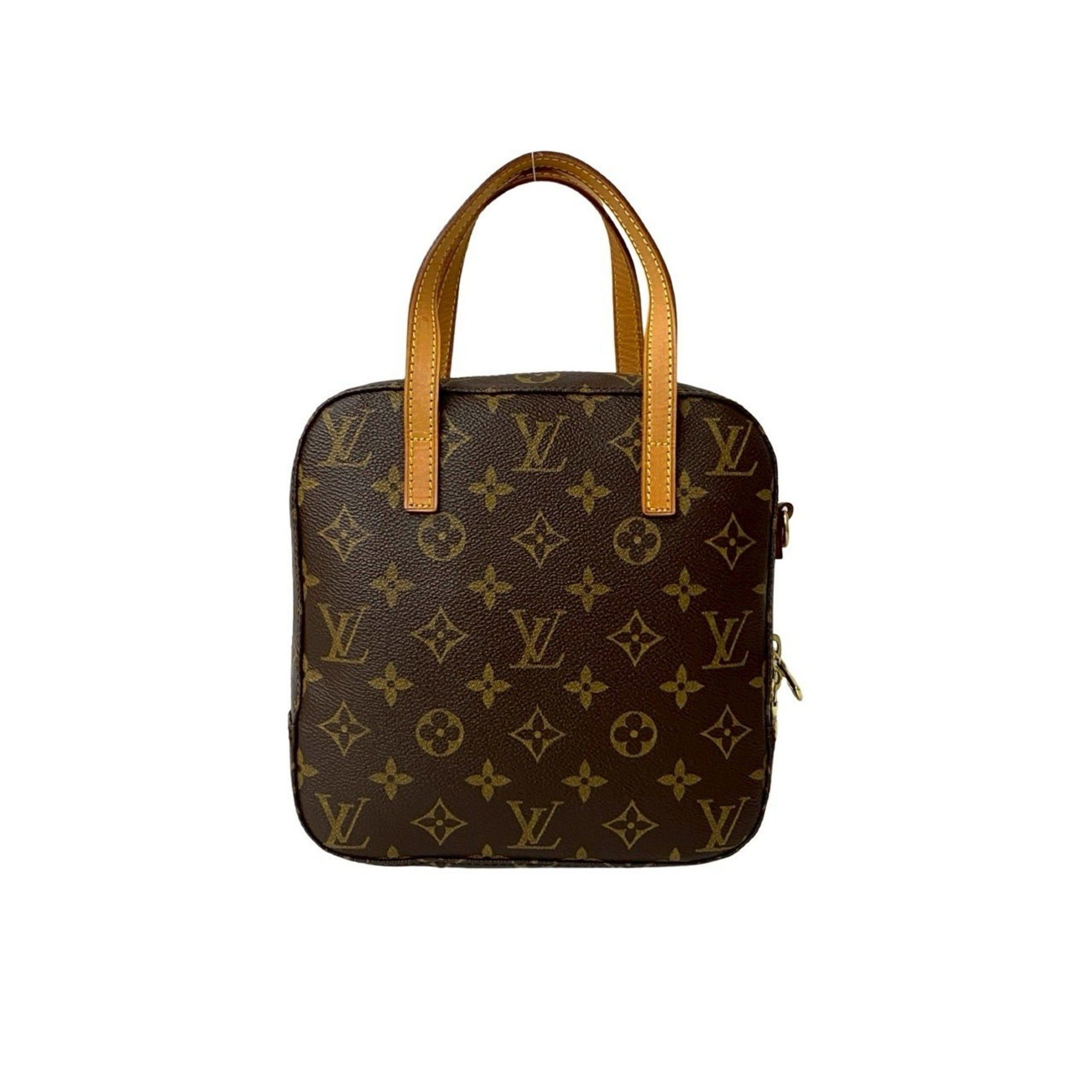 Louis Vuitton LOUIS VUITTON Spontini Monogram Leather 2-Way Handbag/Shoulder Bag, Brown, 319-5 Size ONE SIZE - 3 Thumbnail