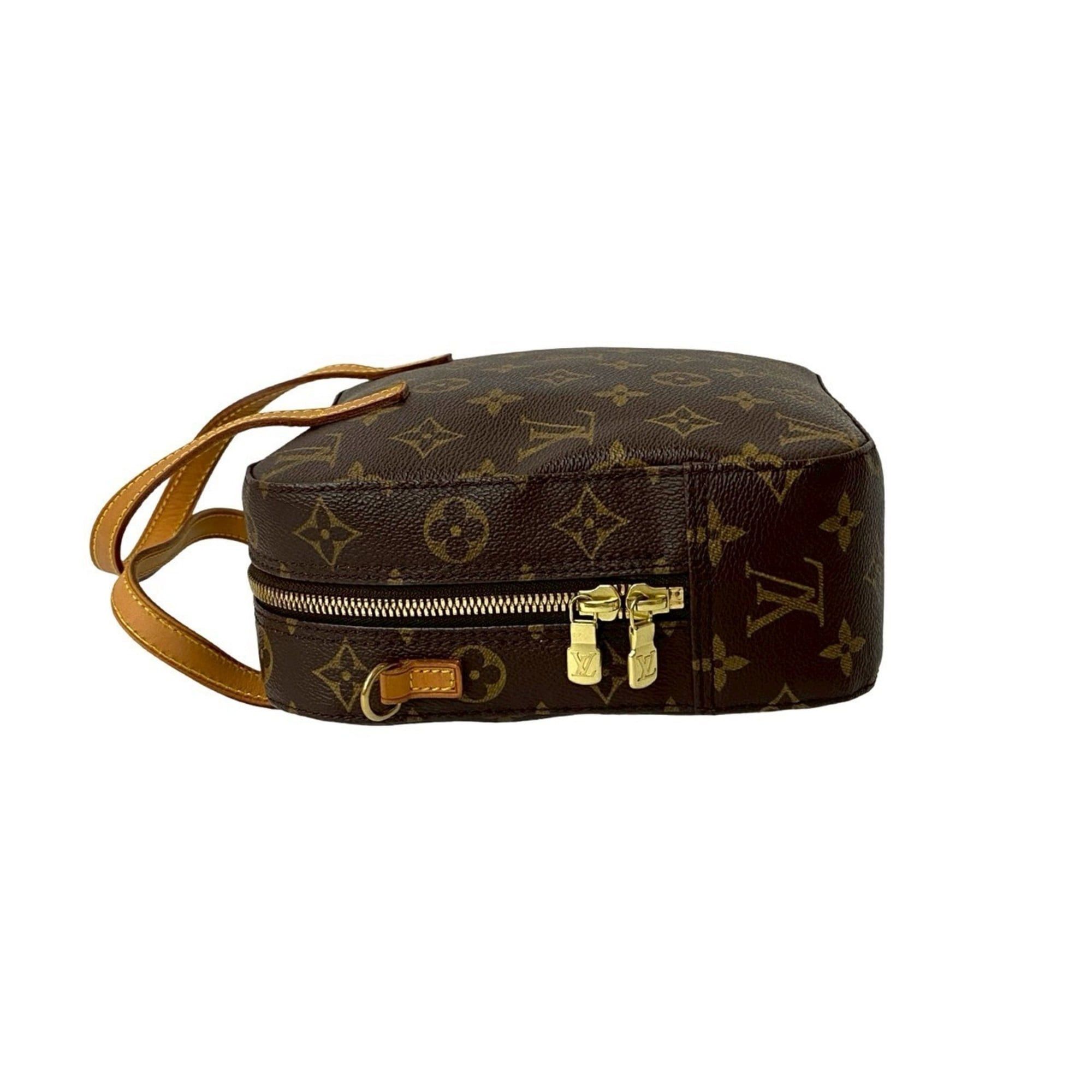 Louis Vuitton LOUIS VUITTON Spontini Monogram Leather 2-Way Handbag/Shoulder Bag, Brown, 319-5 Size ONE SIZE - 5 Thumbnail