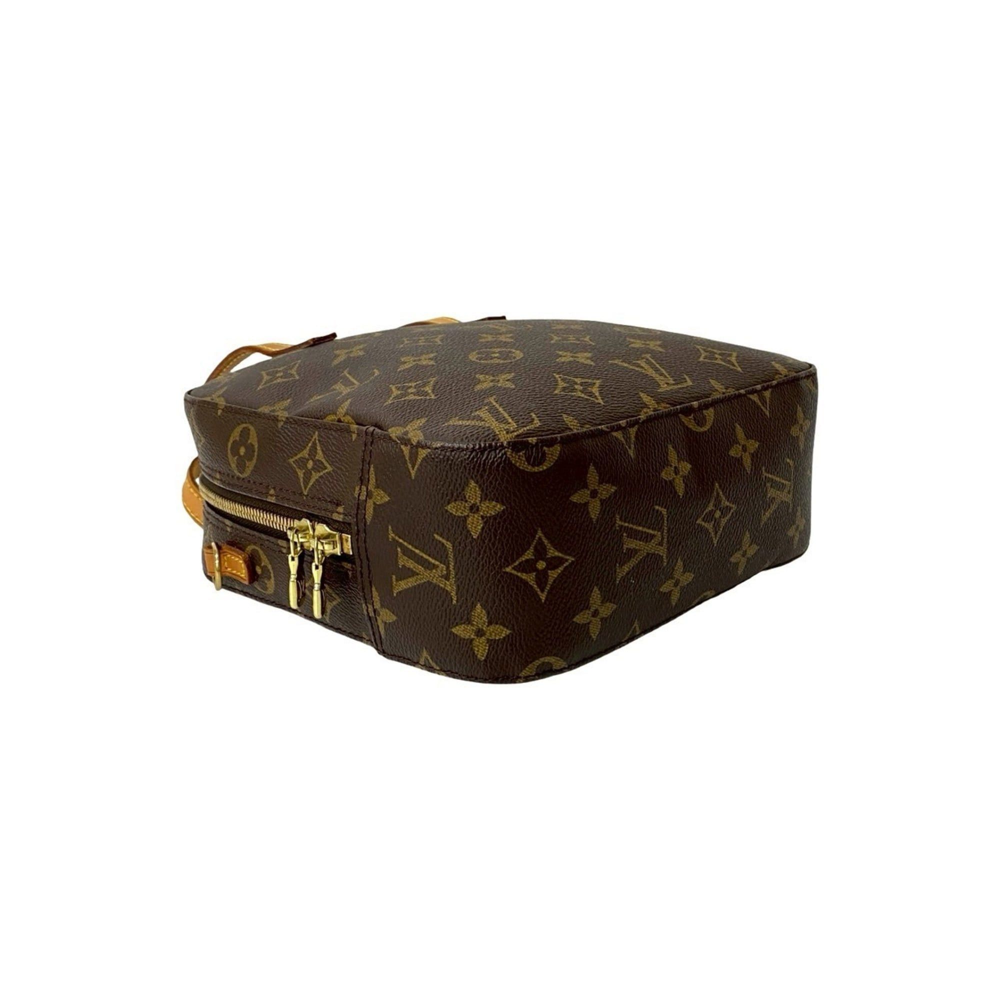 Louis Vuitton LOUIS VUITTON Spontini Monogram Leather 2-Way Handbag/Shoulder Bag, Brown, 319-5 Size ONE SIZE - 7 Thumbnail