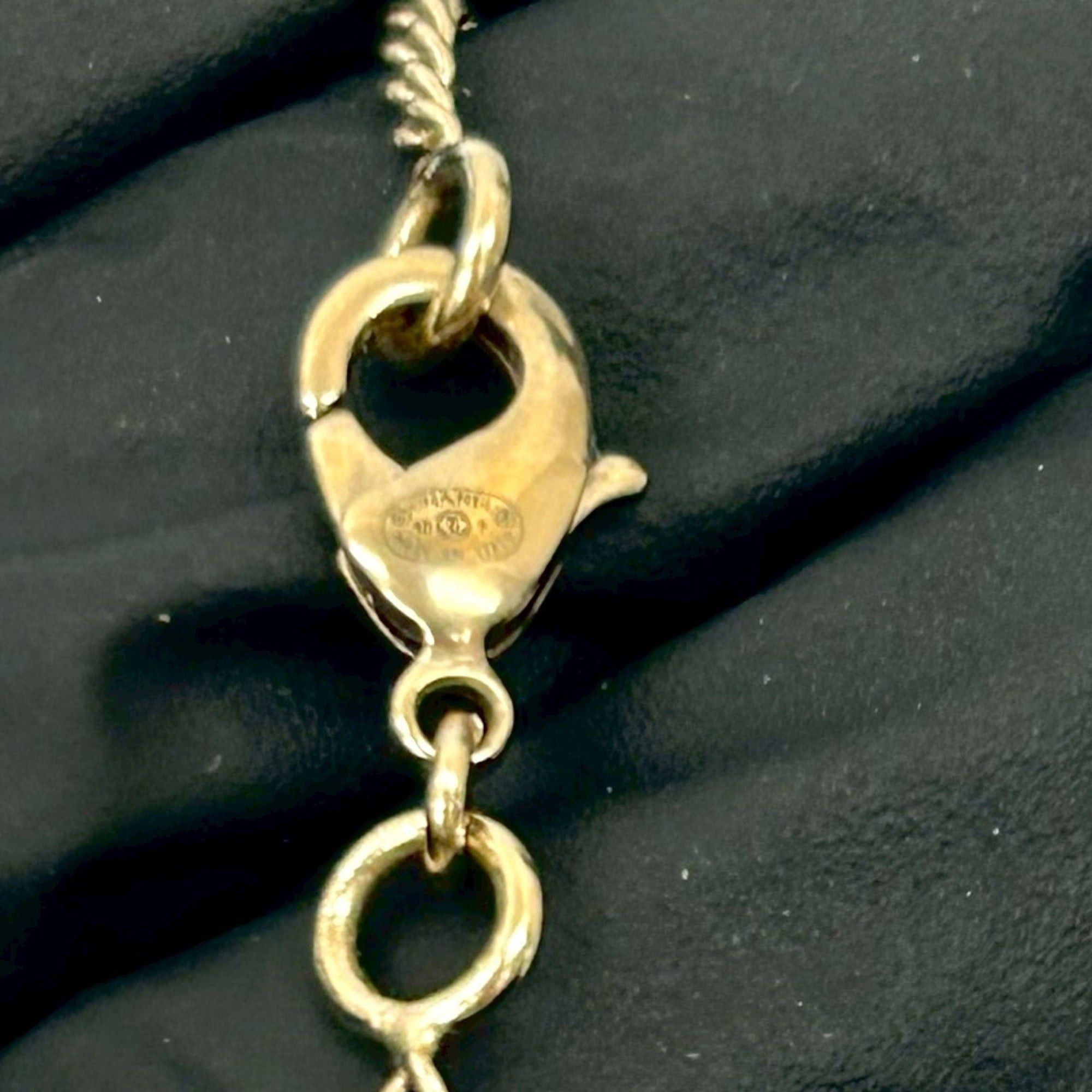 Chanel CHANEL Coco Mark Heart Motif GP Rhinestone Necklace Pendant Gold Red 67071 Size ONE SIZE - 2 Thumbnail