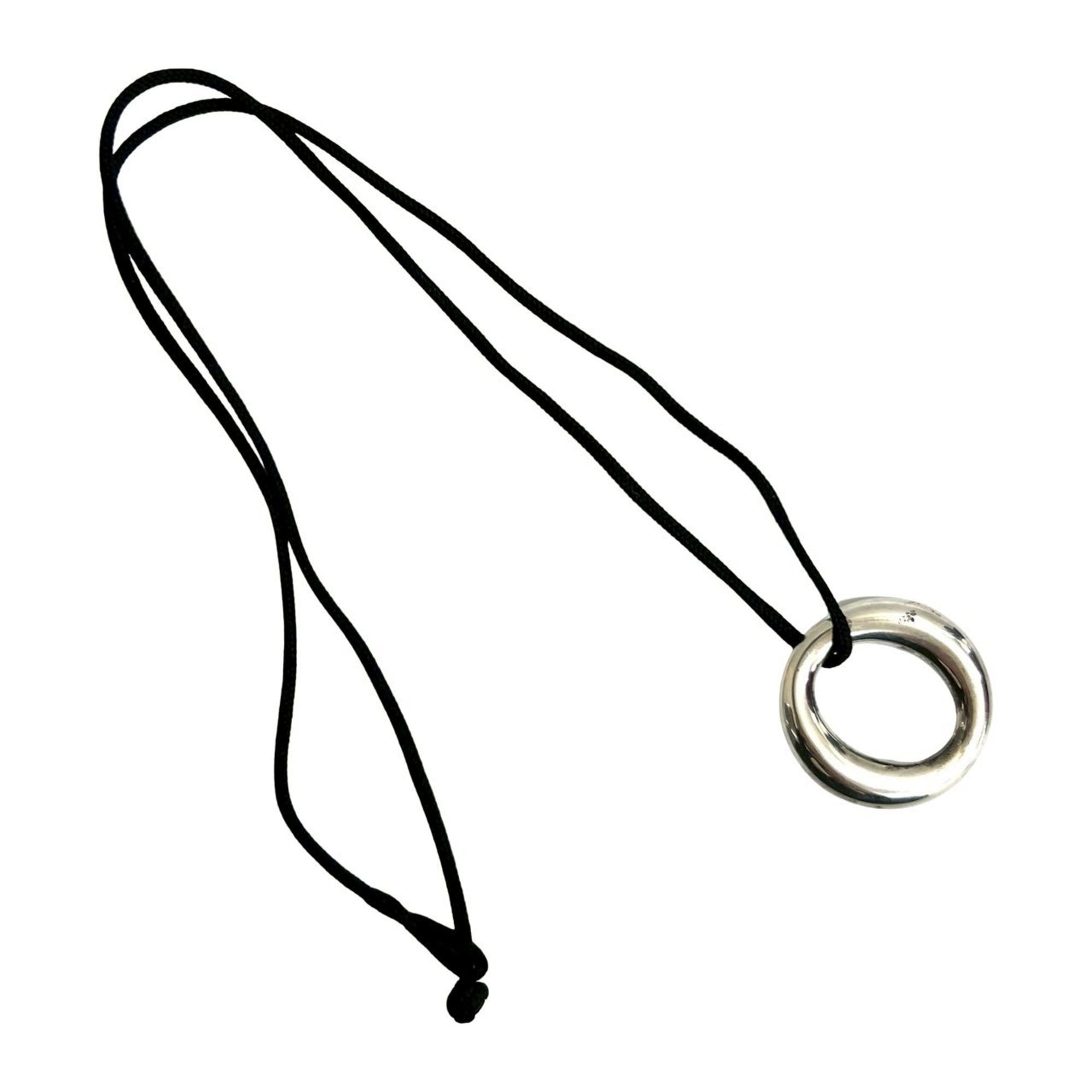 Tiffany & Co. TIFFANY & Co. Tiffany Sebiana Necklace by Elsa Peretti, 925 Sterling Silver, Pendant, Choker, 51844 Size ONE SIZE - 4 Thumbnail