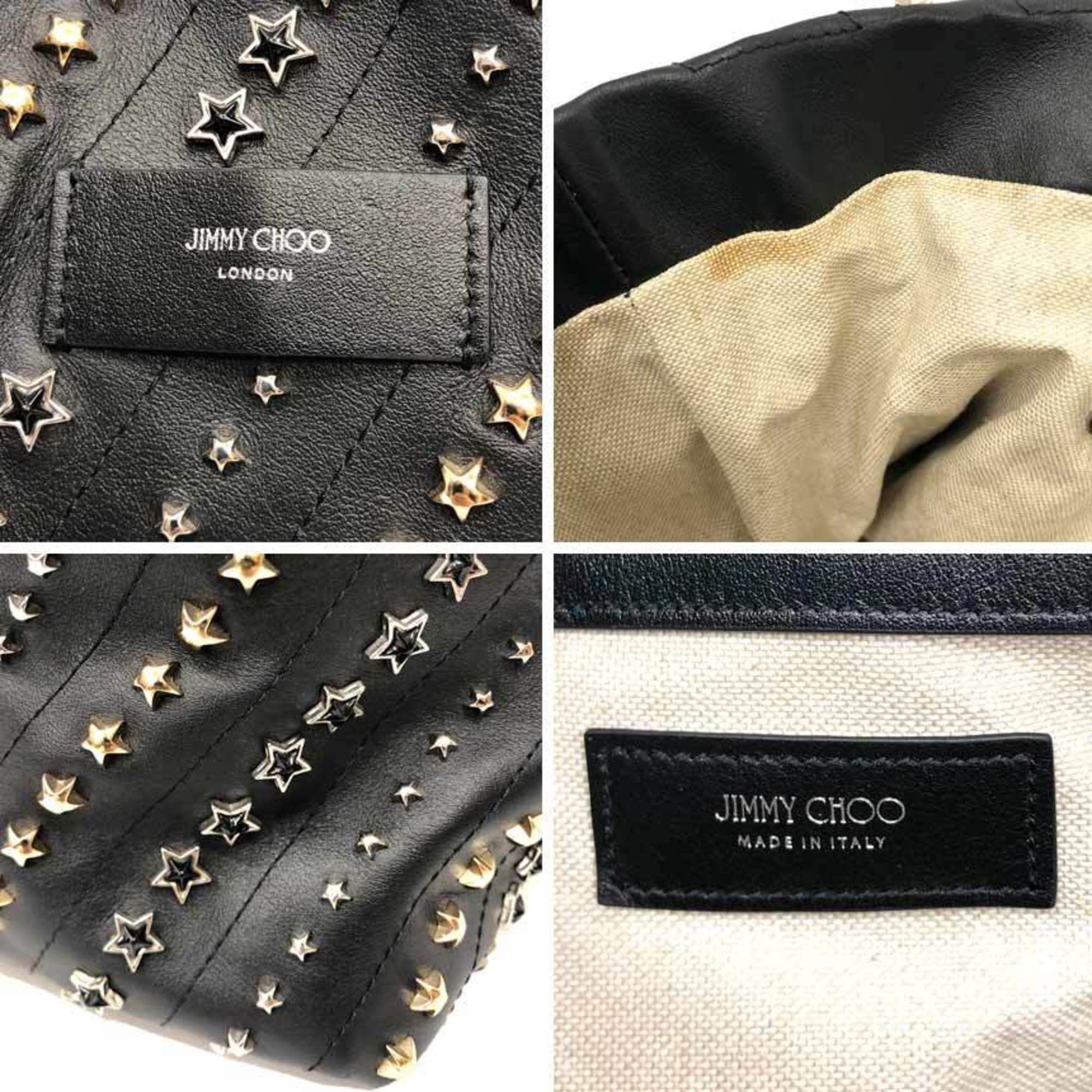 Jimmy Choo JIMMY CHOO PIMLICO tote bag with star studs in black. This Jimmy Choo is perfect for women. Size ONE SIZE - 3 Thumbnail