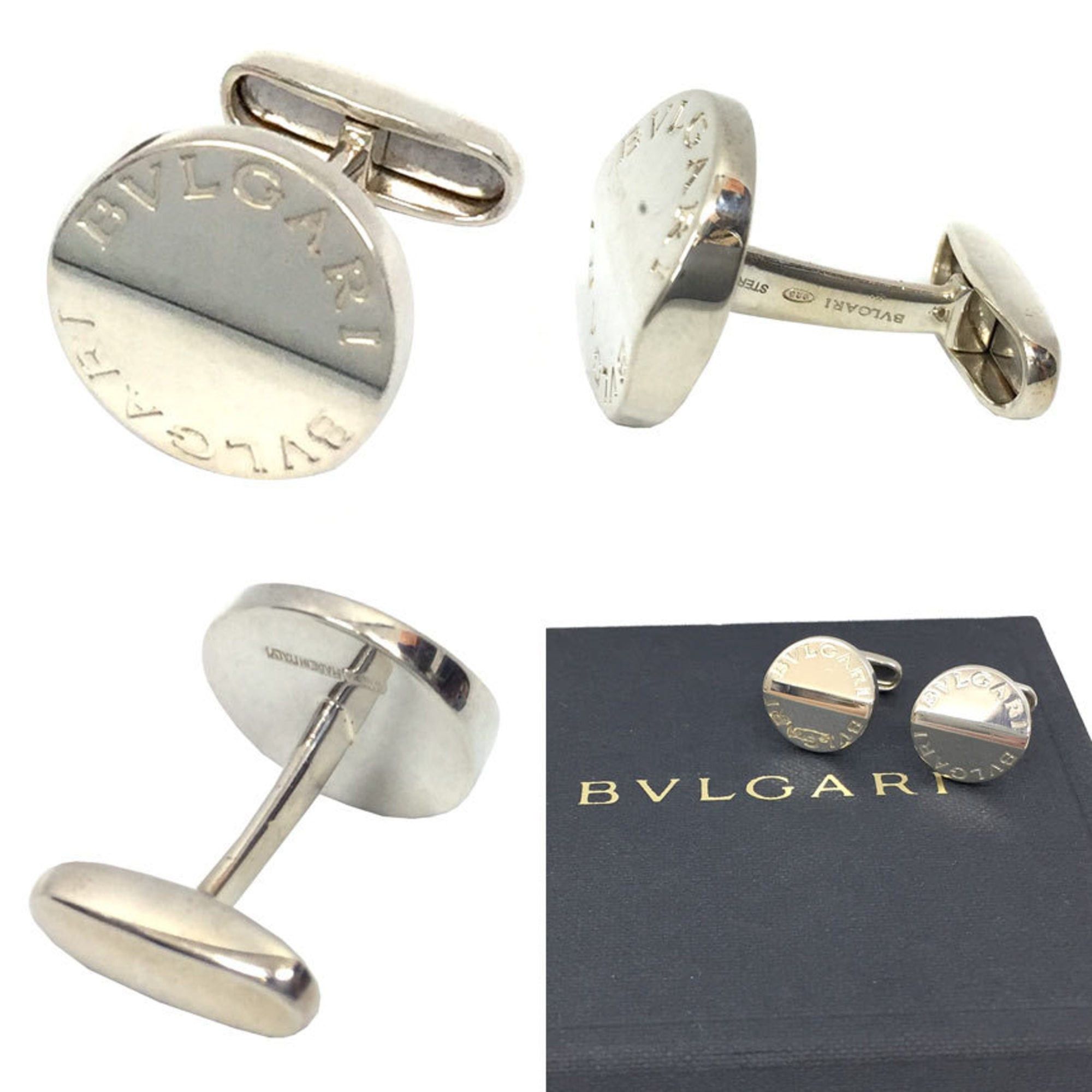 Bvlgari BVLGARI Cufflinks SV925 Silver Men's Size ONE SIZE - 2 Thumbnail