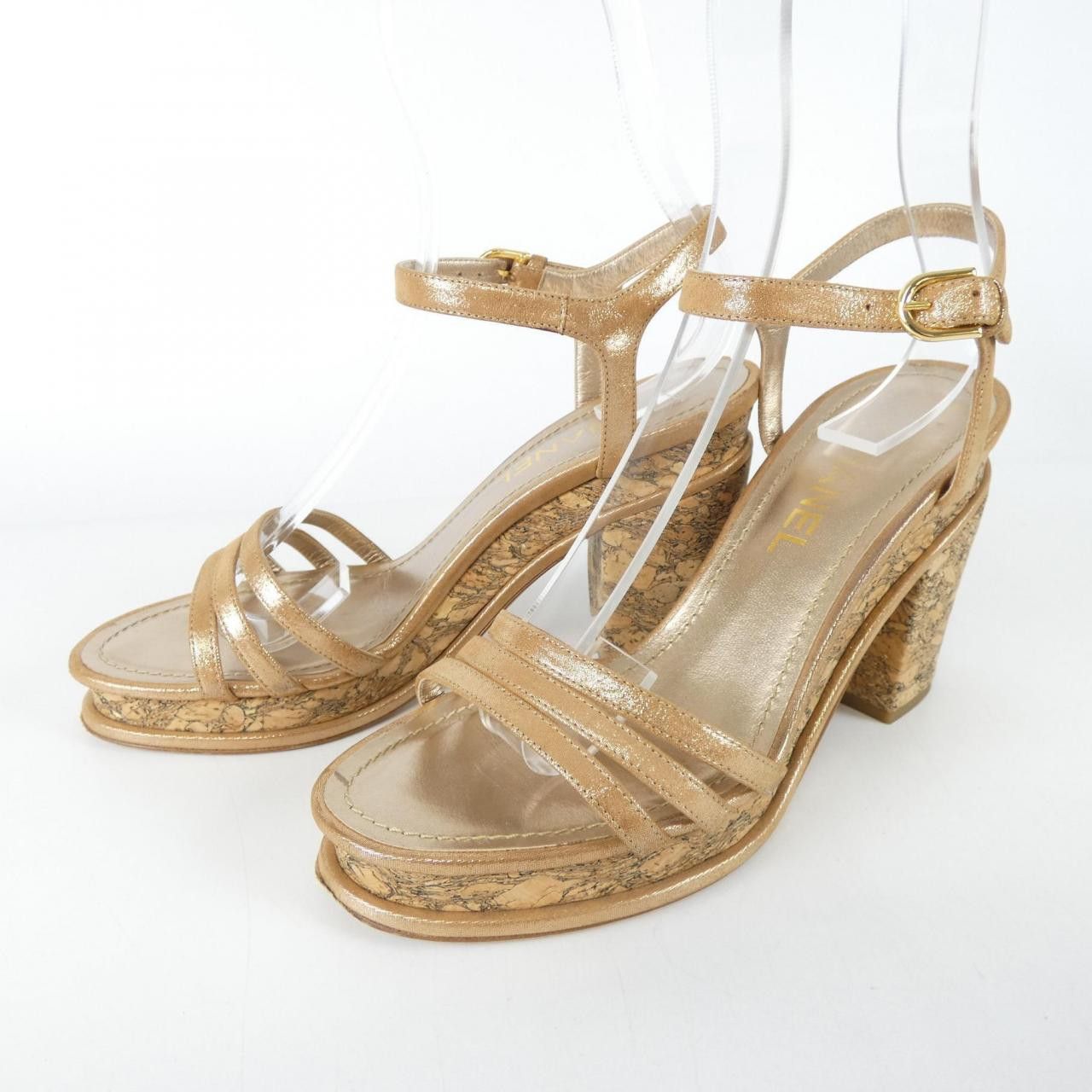 Chanel Chanel Chanel Sandals Leather Shoes DUTY FREE for USA Size ONE SIZE - 3 Thumbnail