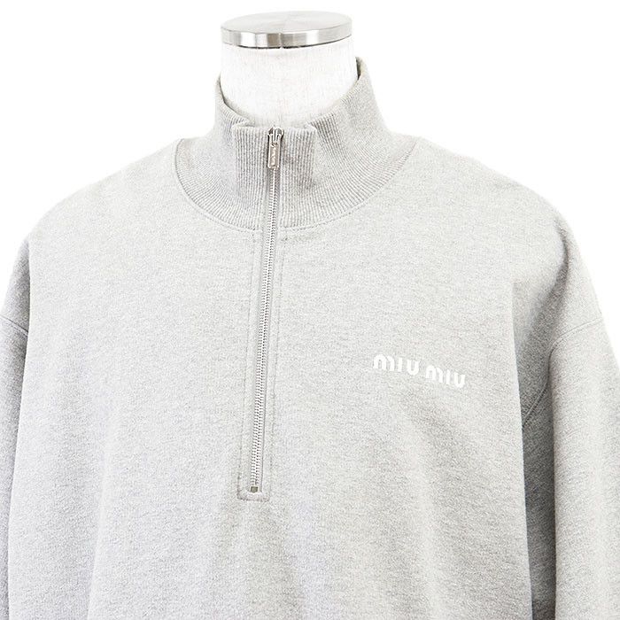 Miu Miu Miu Miu Miu Miu Embroidered Cotton Sweatshirt Textile Sweatshirts & Hoodies DUTY FREE for USA Size ONE SIZE - 2 Thumbnail