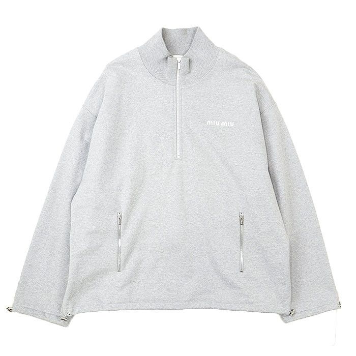Miu Miu Miu Miu Miu Miu Embroidered Cotton Sweatshirt Textile Sweatshirts & Hoodies DUTY FREE for USA Size ONE SIZE - 11 Thumbnail