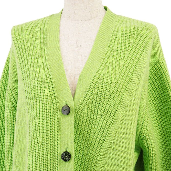 Hermes Hermes Hermès Crew de Selle Cashmere Cotton Knit Cardigan 34 Textile Tops DUTY FREE for USA Size ONE SIZE - 2 Thumbnail
