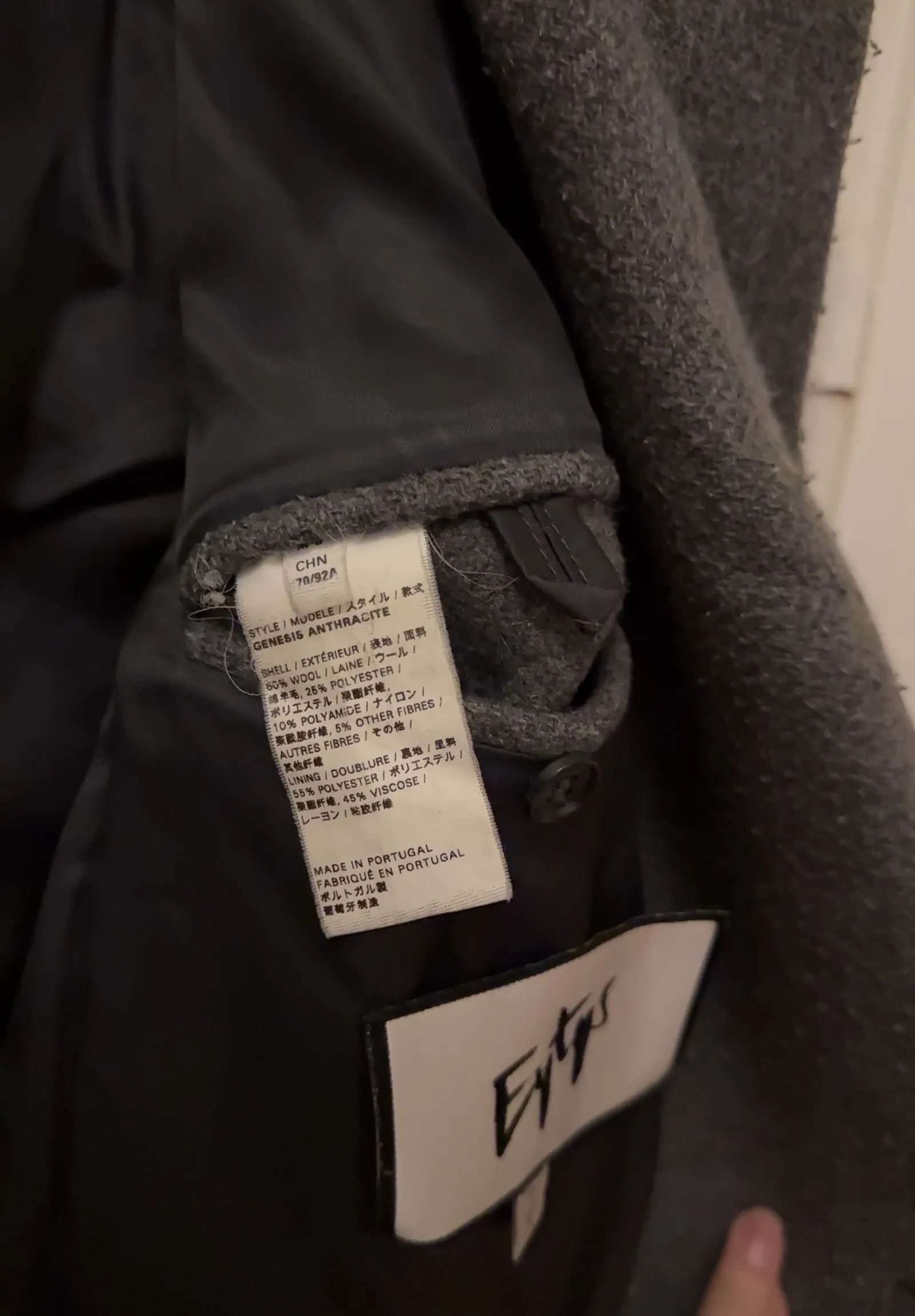 Eytys Eytys Genesis Antracite Coat Size S / US 4 / IT 40 - 4 Thumbnail
