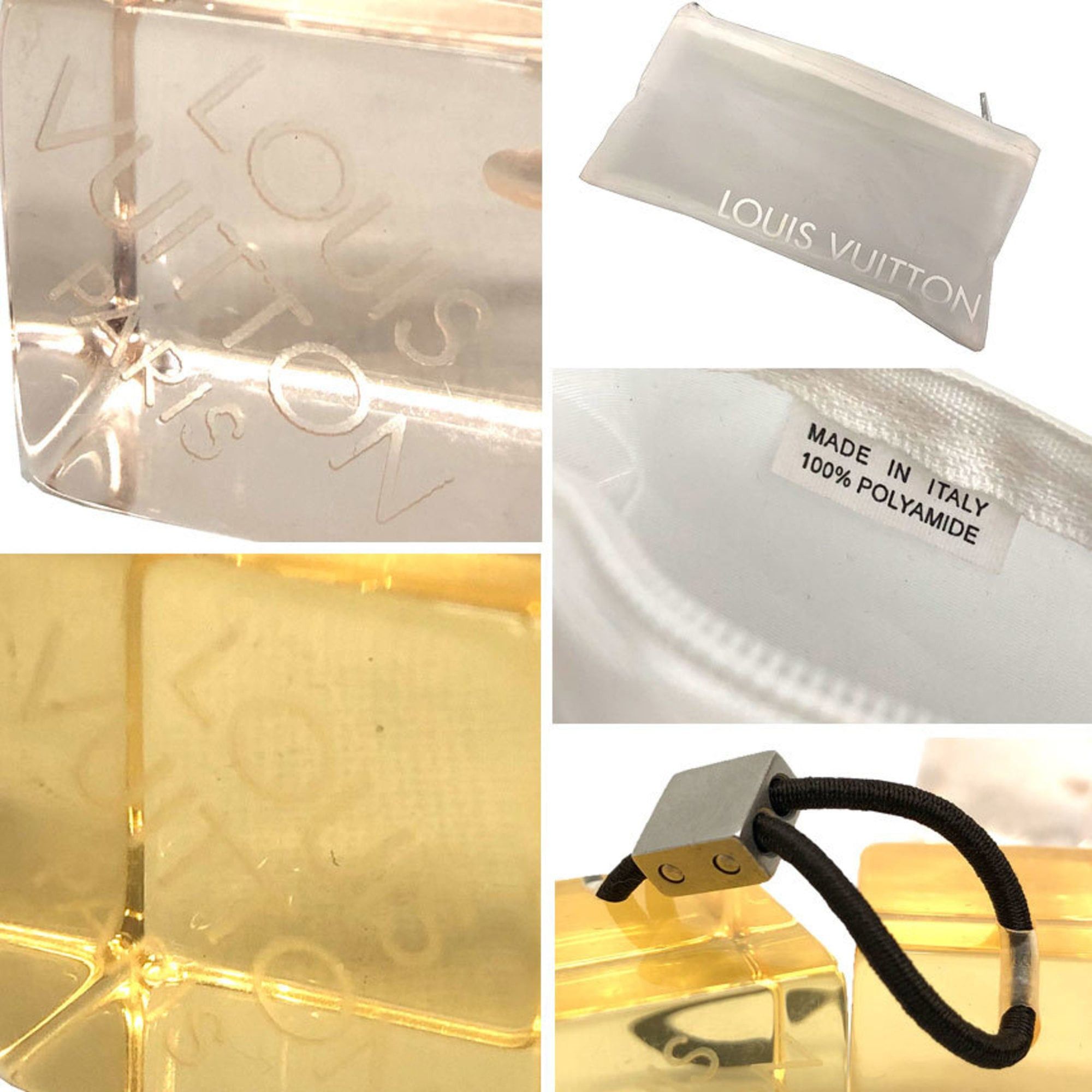 Louis Vuitton Louis Vuitton Hair Tie Cubes, Set of 2, Yellow and Pink, Women's Accessories Size ONE SIZE - 3 Thumbnail