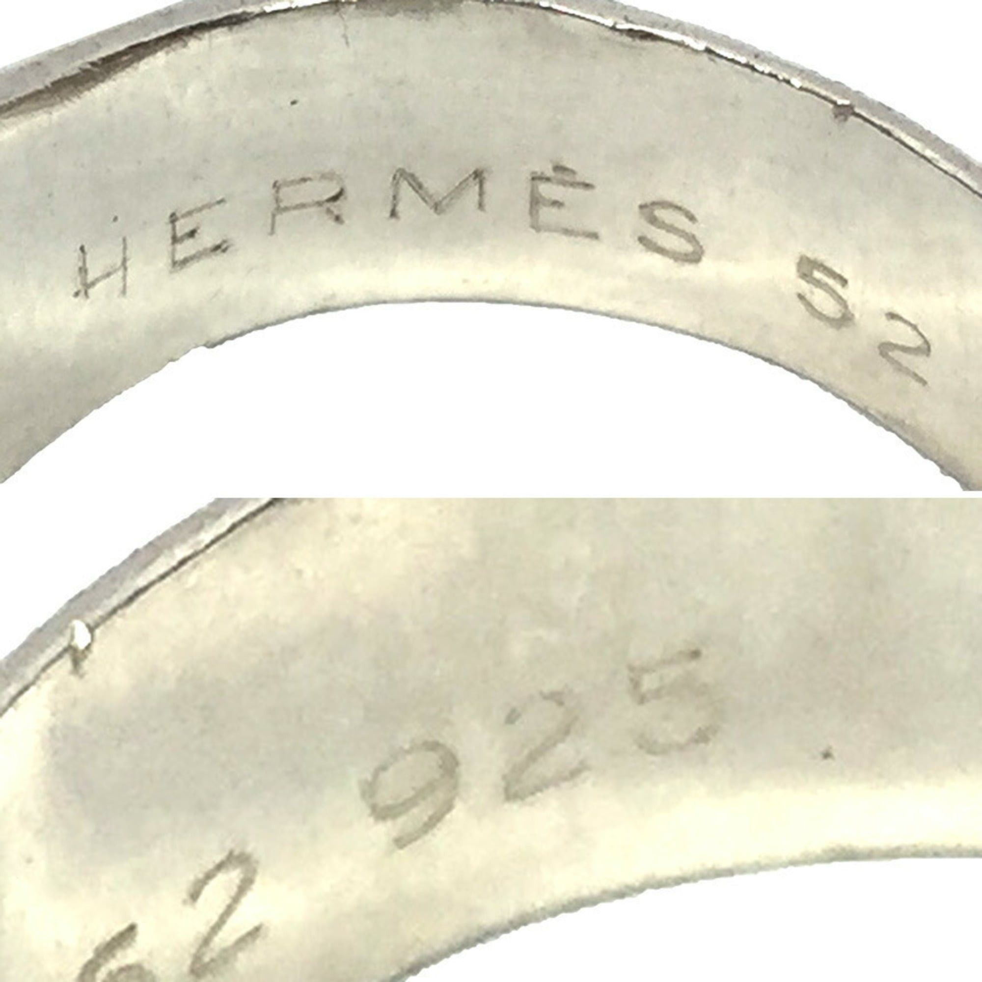Hermes Hermès Mexico Ring #52 Silver AG925 Corset Size ONE SIZE - 3 Thumbnail