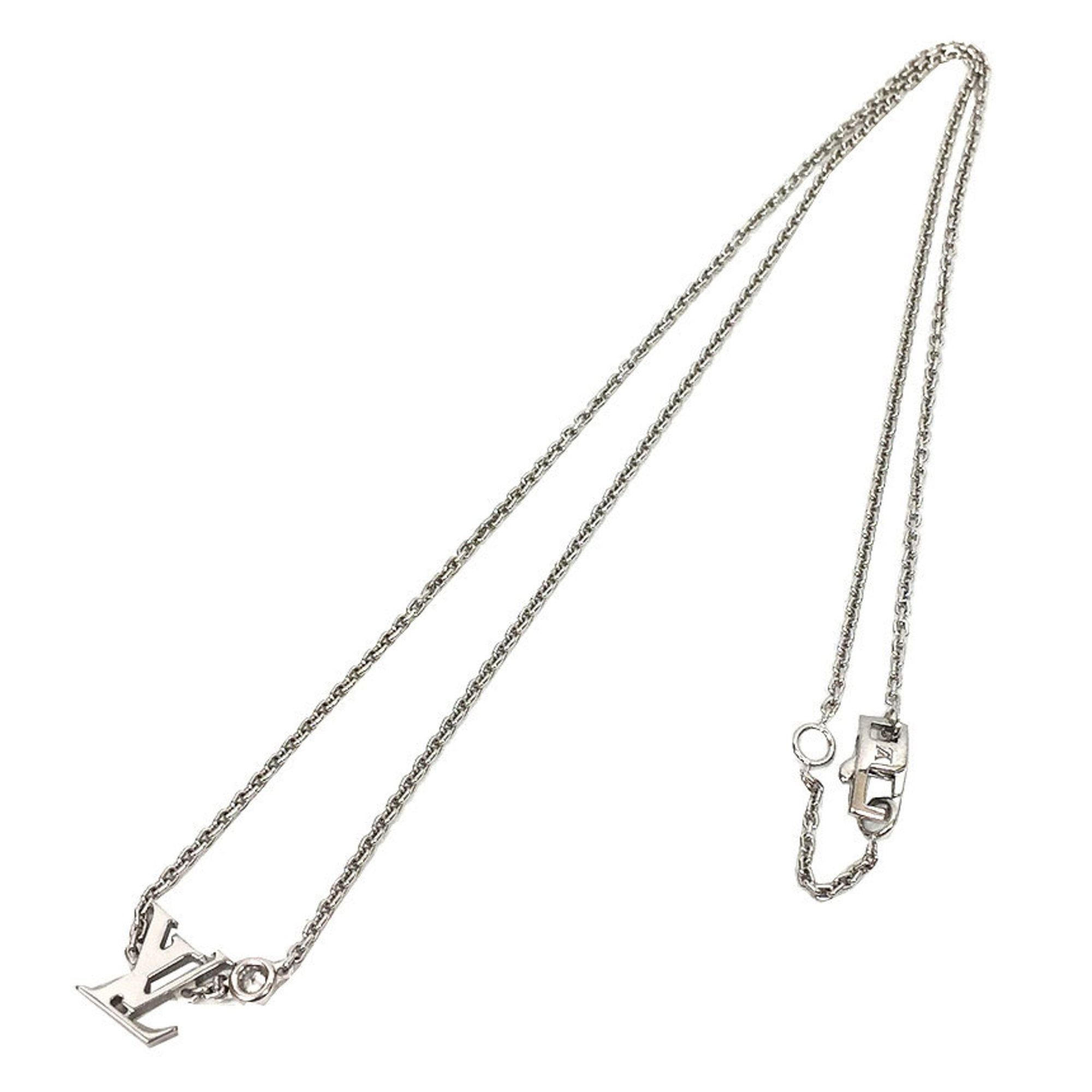 Louis Vuitton Louis Vuitton Pendant Idylle Blossom Necklace with Diamonds, Q93653, AU750 White Gold, Women's, Fine Size ONE SIZE - 3 Thumbnail
