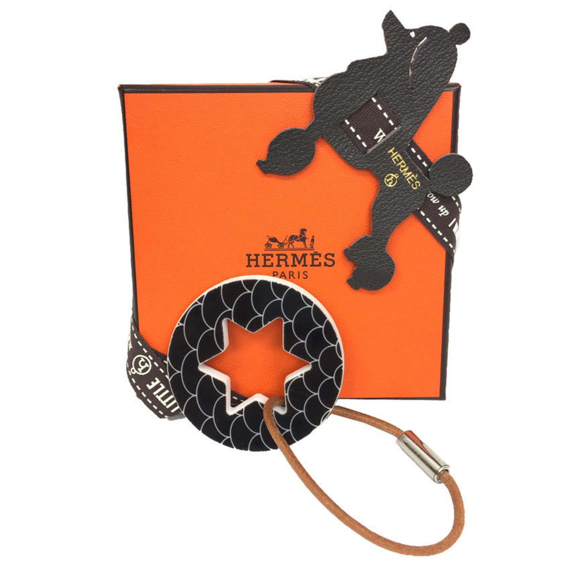 Hermes Hermes Hermès H・DECO Petit H Ornament Charm, Black Size ONE SIZE - 2 Thumbnail