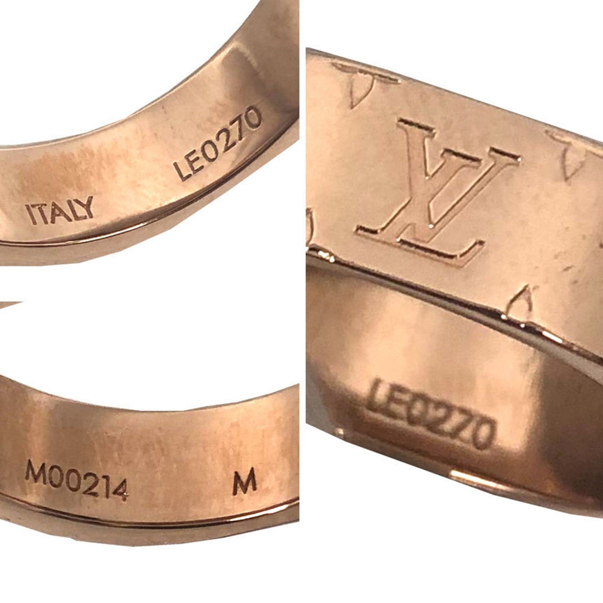 Louis Vuitton Louis Vuitton Nanogram Ring M00214 Medium Pink Gold x Silver Size ONE SIZE - 3 Thumbnail