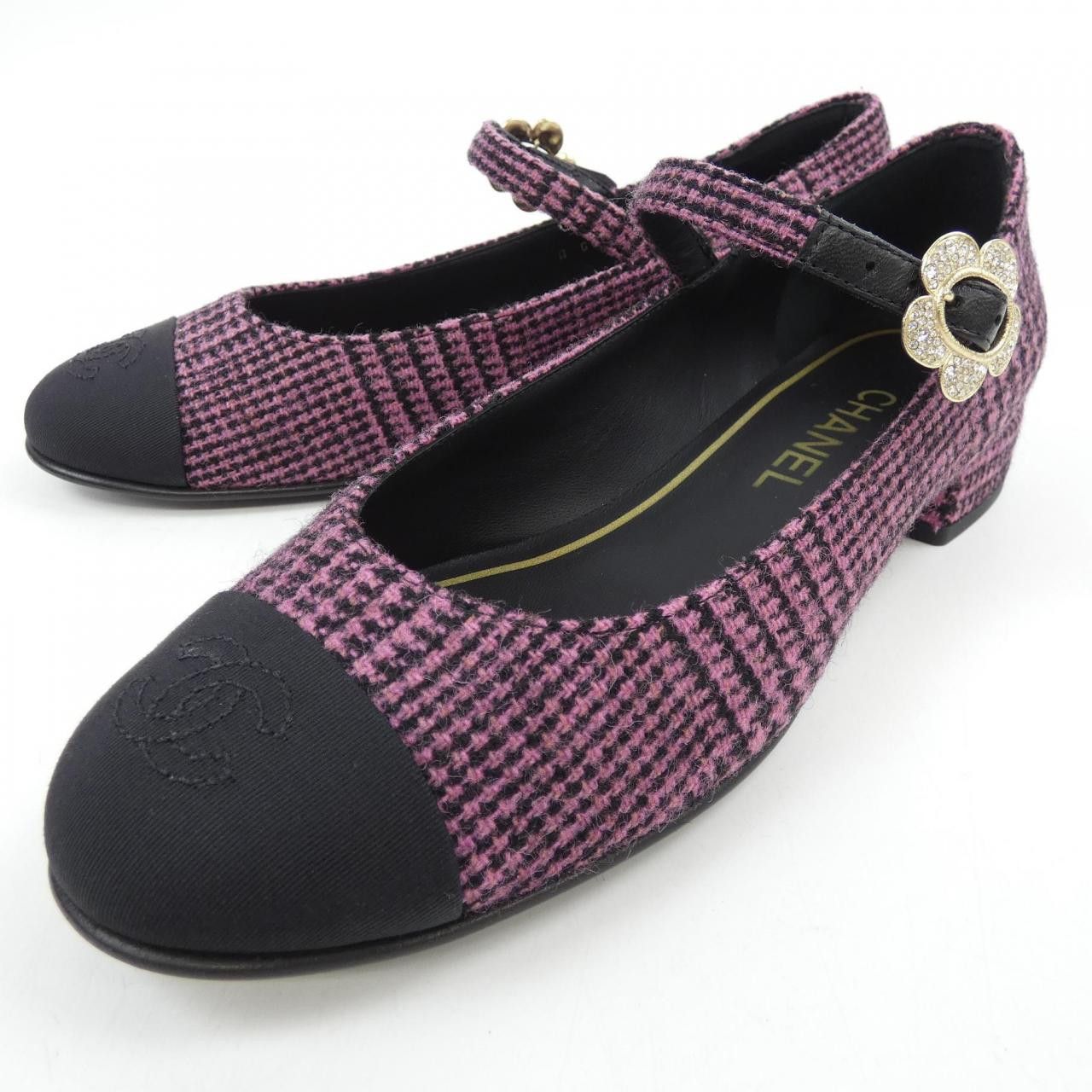 Chanel Chanel Chanel MARY JANES Shoes Leather Shoes G39582Y56313 DUTY FREE for USA Size ONE SIZE - 3 Thumbnail