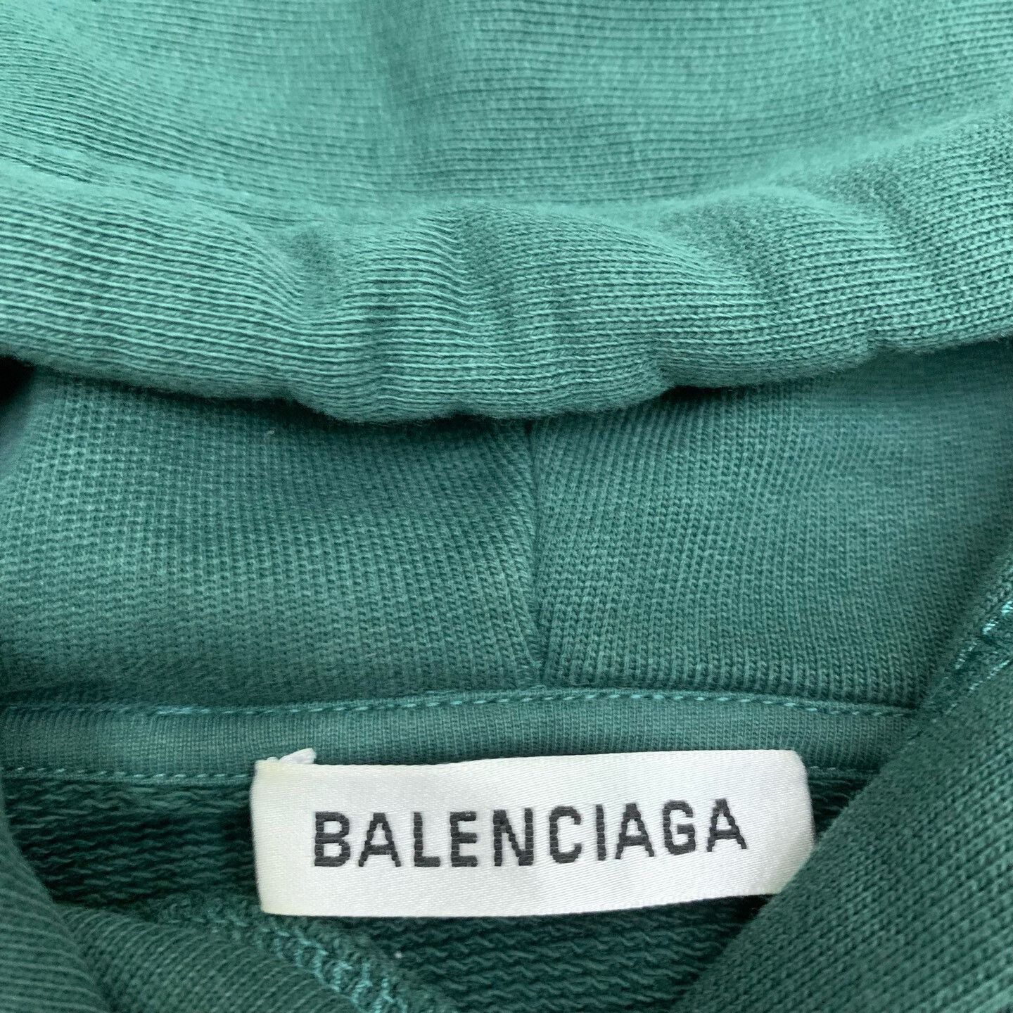 Balenciaga Balenciaga Green Logo Hoodie Sweatshirt M Size US M / EU 48-50 / 2 - 4 Thumbnail