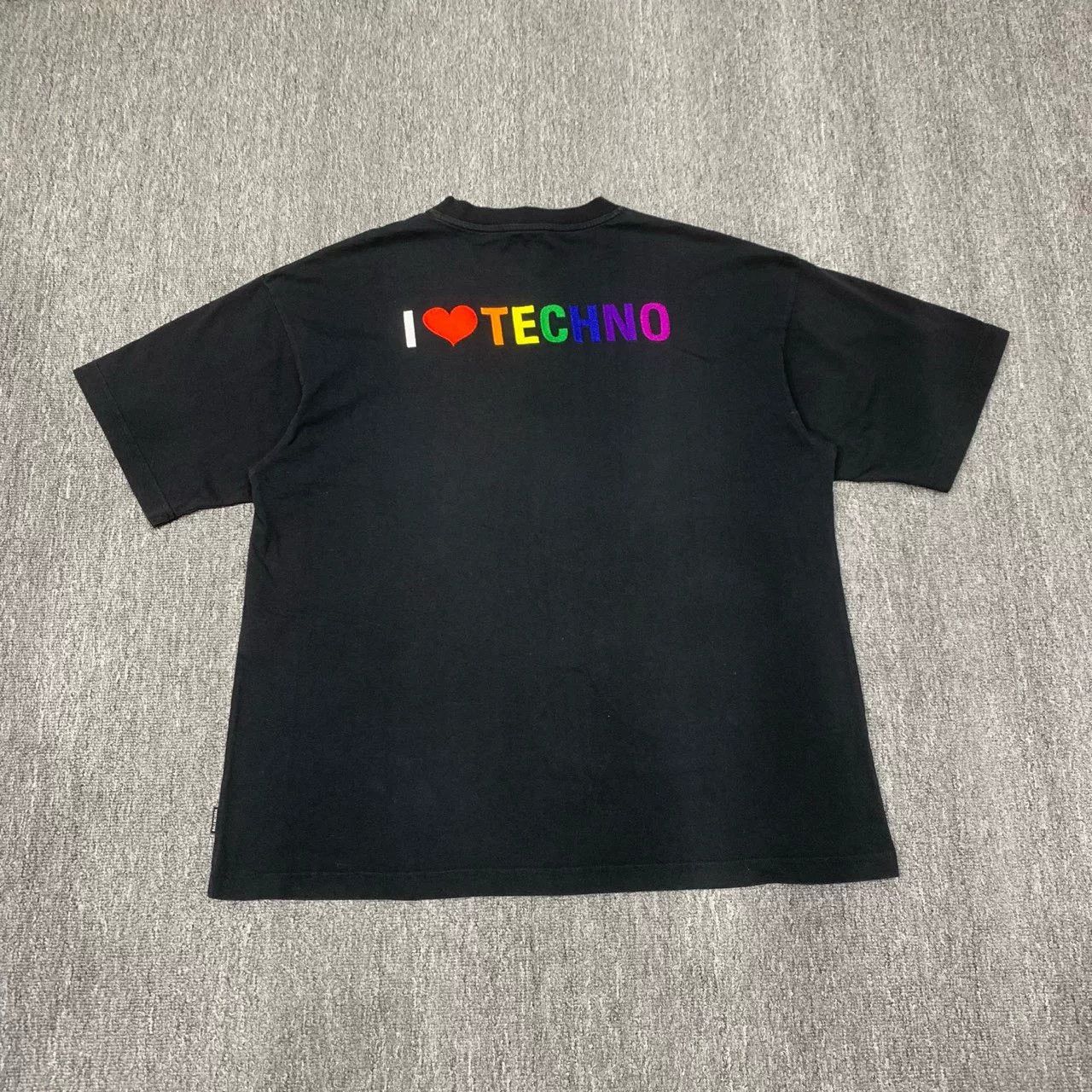 Balenciaga Balenciaga I Love EDM Short Sleeve Shirt Size US XS / EU 42 / 0 - 2 Thumbnail