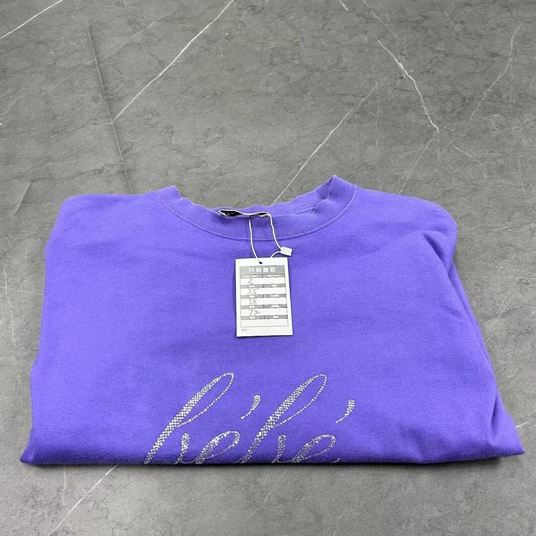 Balenciaga Balenciaga Purple Short Sleeve Shirt Size L / US 10 / IT 46 - 3 Thumbnail