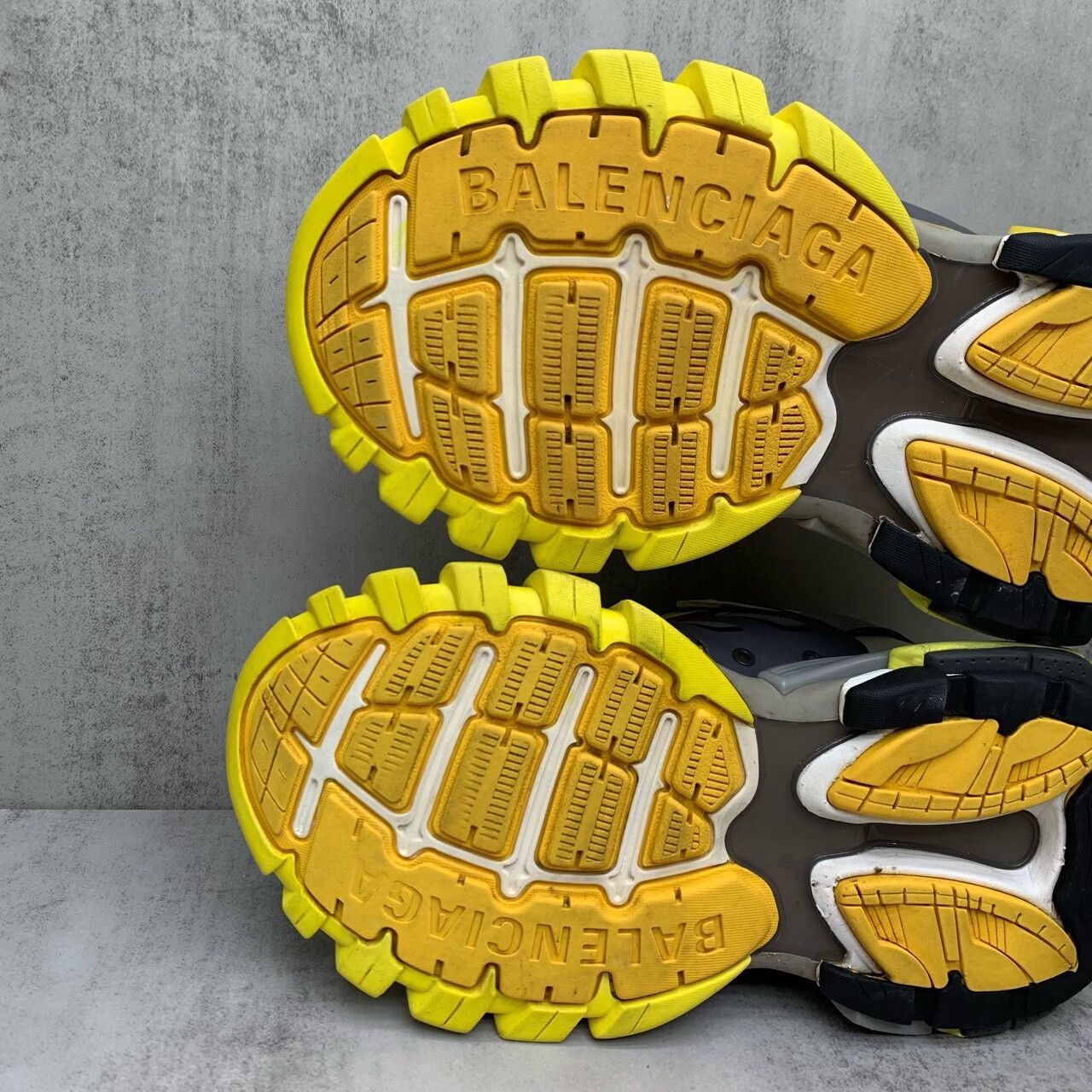 Balenciaga Balenciaga Track Sneakers in Gray Yellow Size US 5 / EU 37 - 8 Thumbnail