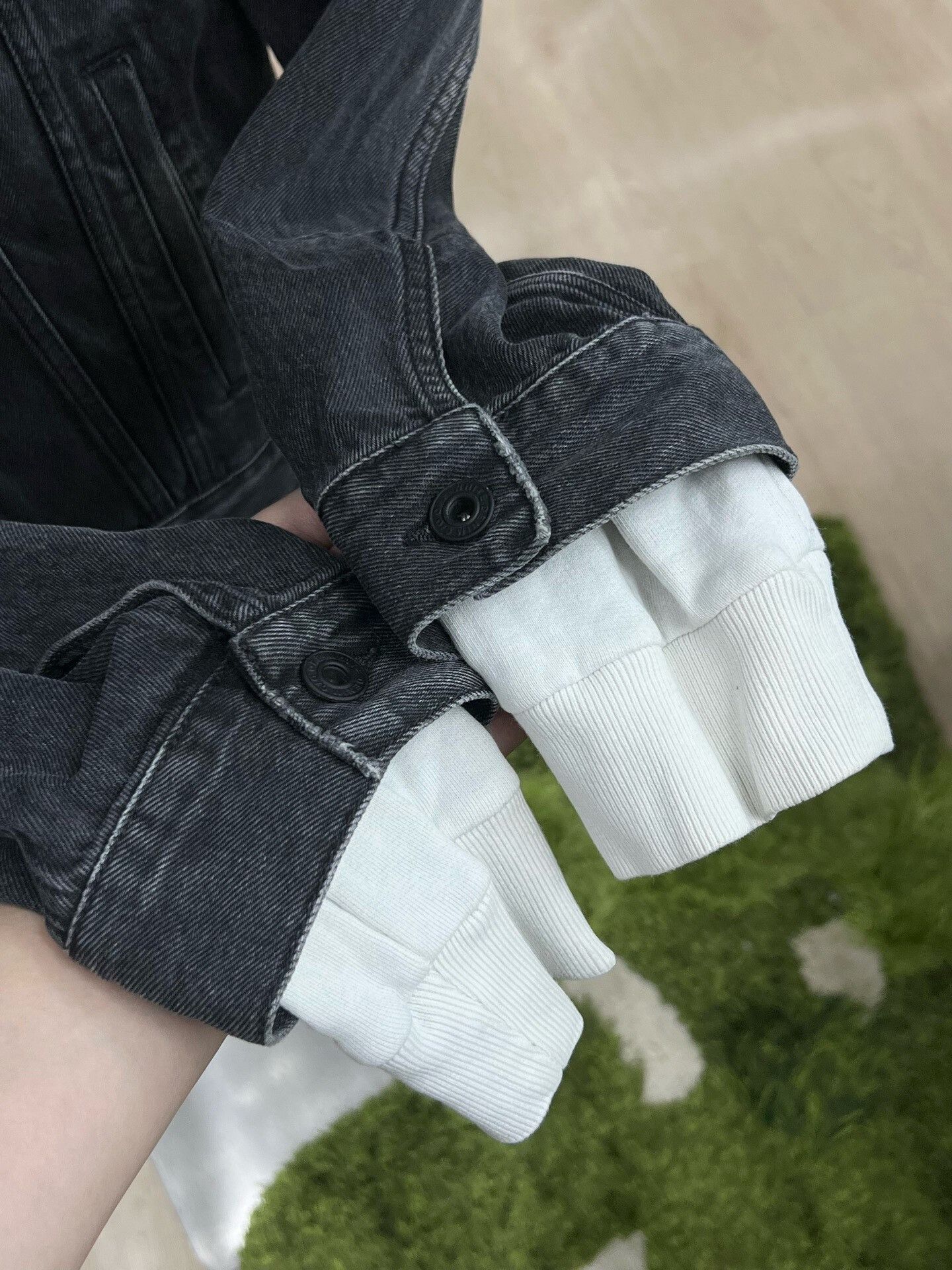 OAMC Stylish Two-Piece Denim Jacket Size US L / EU 52-54 / 3 - 3 Thumbnail