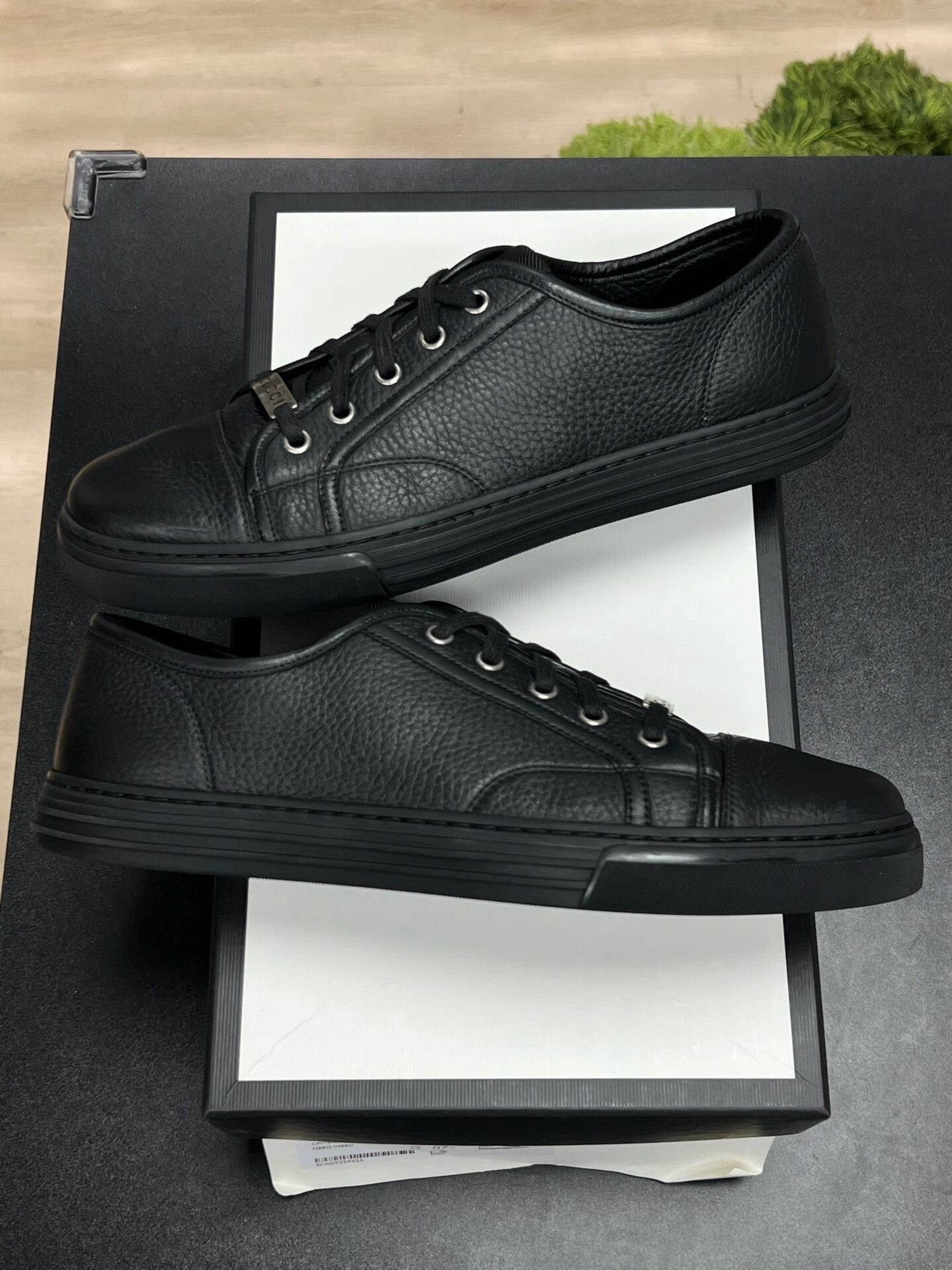 Gucci Gucci Black Low-Top Sneakers Size 41.5 Size US 8.5 / EU 41-42 - 5 Thumbnail