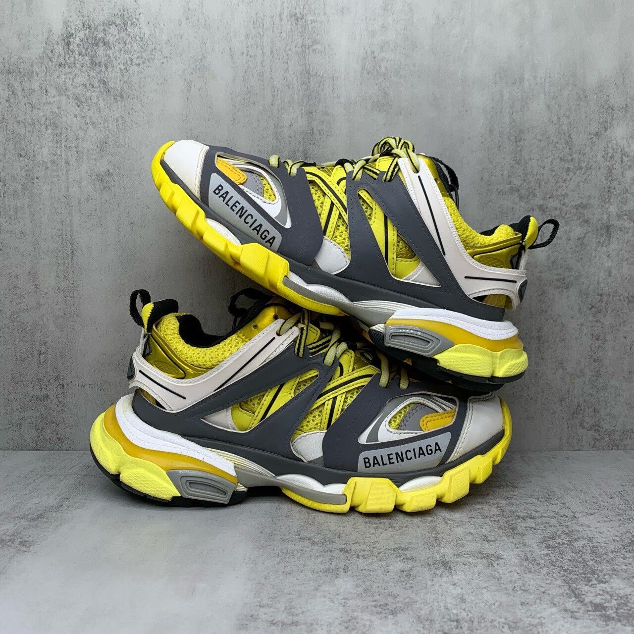 Balenciaga Balenciaga Track Sneakers White Gray Yellow Size US 5 / EU 37 - 2 Thumbnail