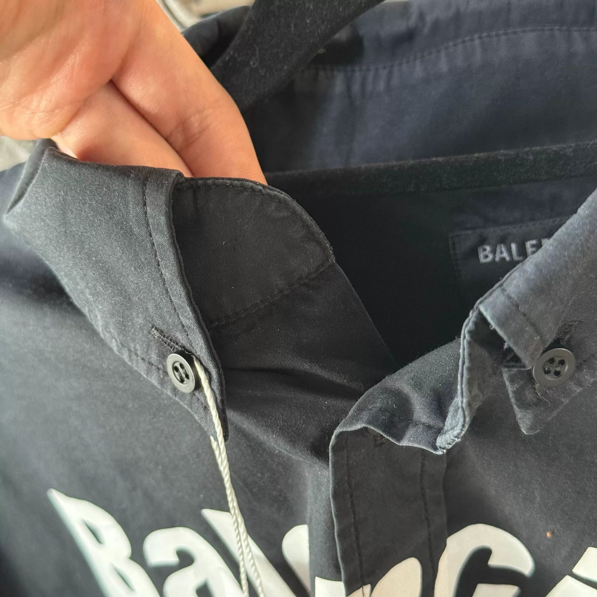 Balenciaga Balenciaga Black Eco Shirt Size M Size US M / EU 48-50 / 2 - 8 Thumbnail