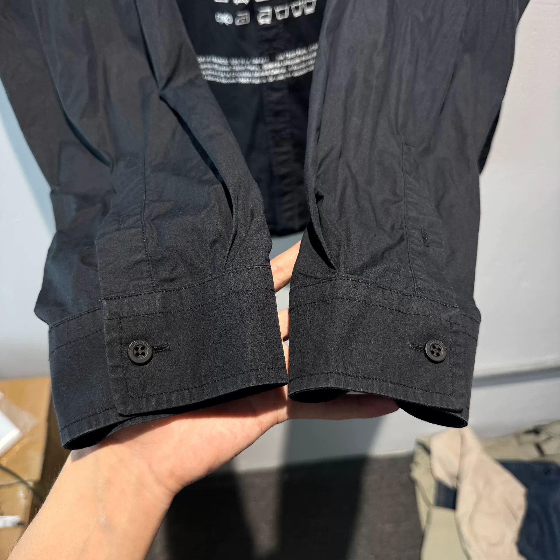 Balenciaga Balenciaga Black Eco Shirt Size M Size US M / EU 48-50 / 2 - 3 Thumbnail