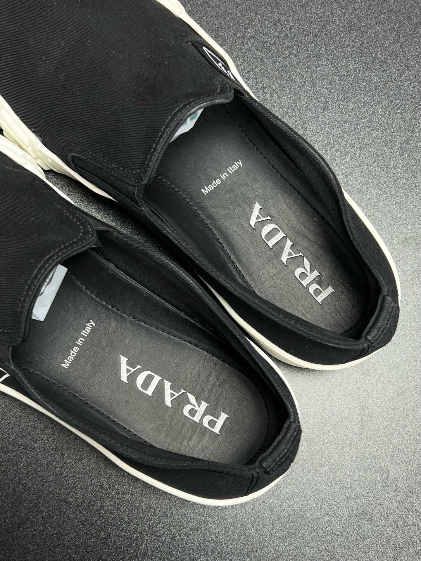 Prada Prada Black Nylon Low Sneakers Size US 8 / EU 41 - 4 Thumbnail
