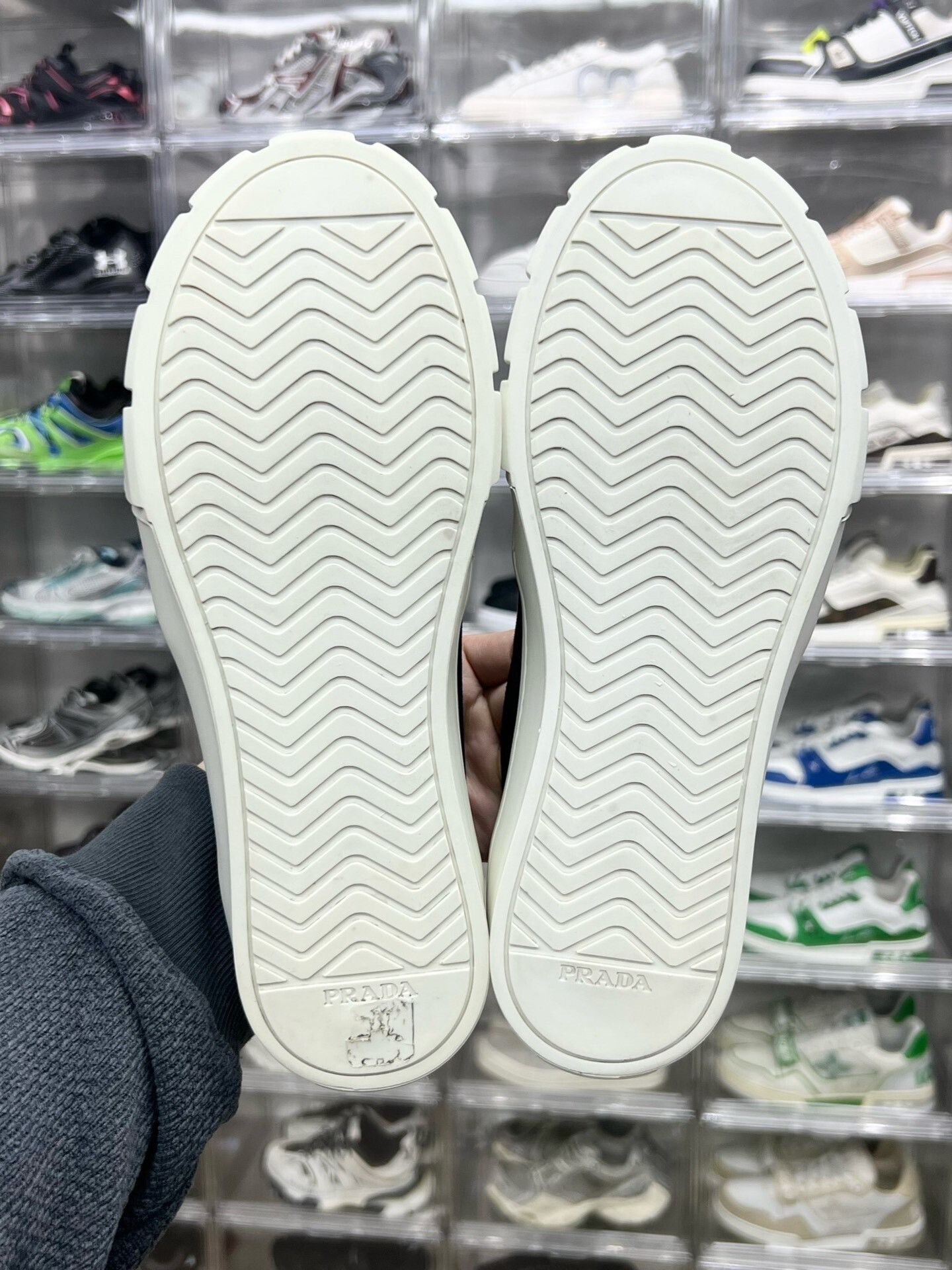 Prada Prada Black Nylon Low Sneakers Size US 8 / EU 41 - 8 Thumbnail