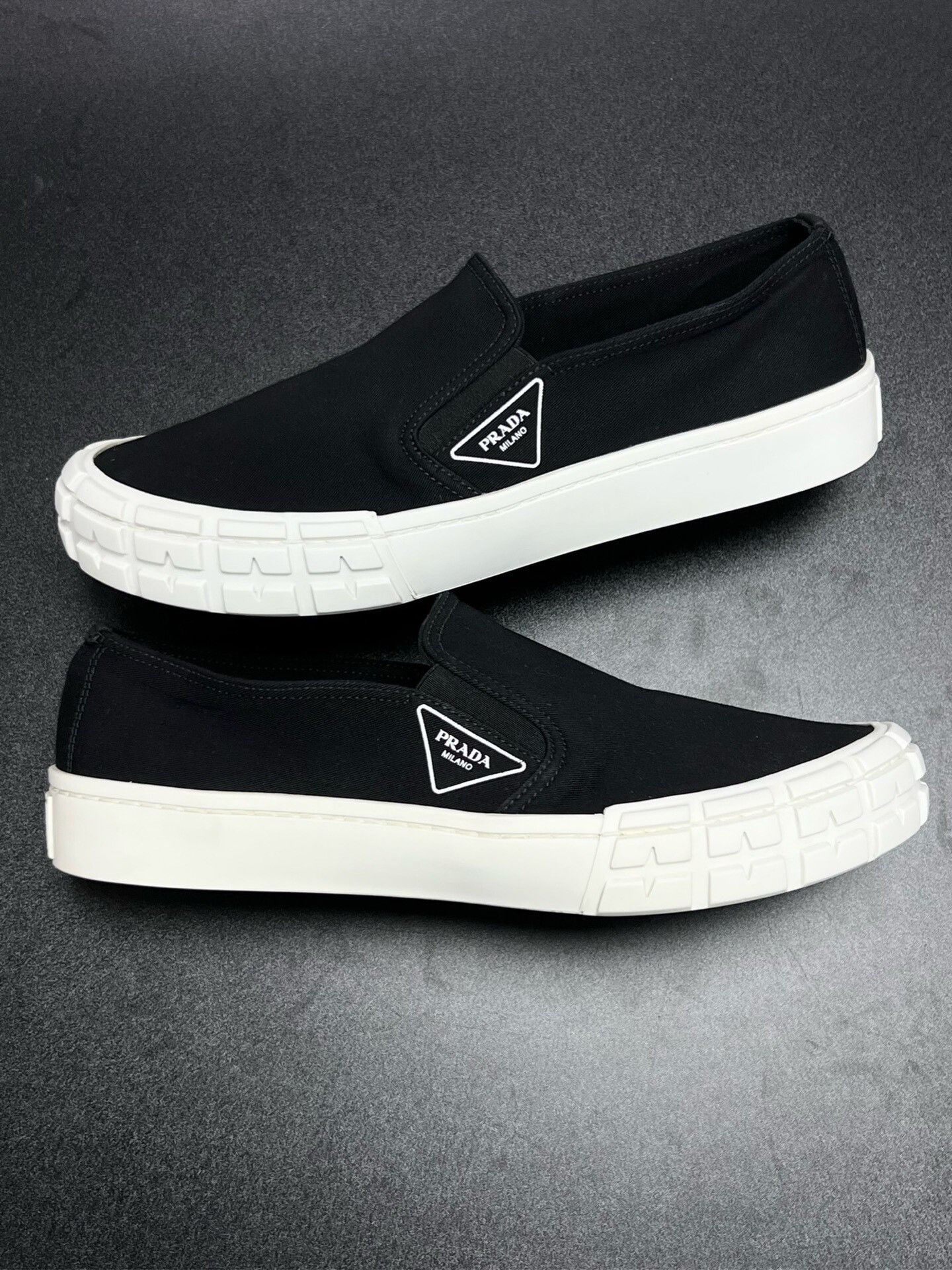Prada Prada Black Nylon Low Sneakers Size US 8 / EU 41 - 5 Thumbnail
