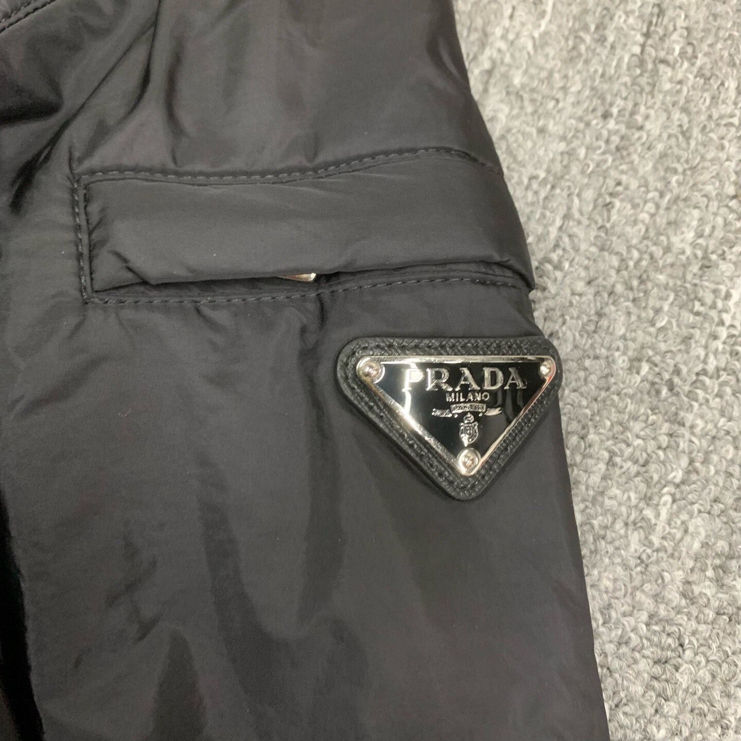 Prada Prada Black Nylon Jacket Size S Size US S / EU 44-46 / 1 - 7 Thumbnail
